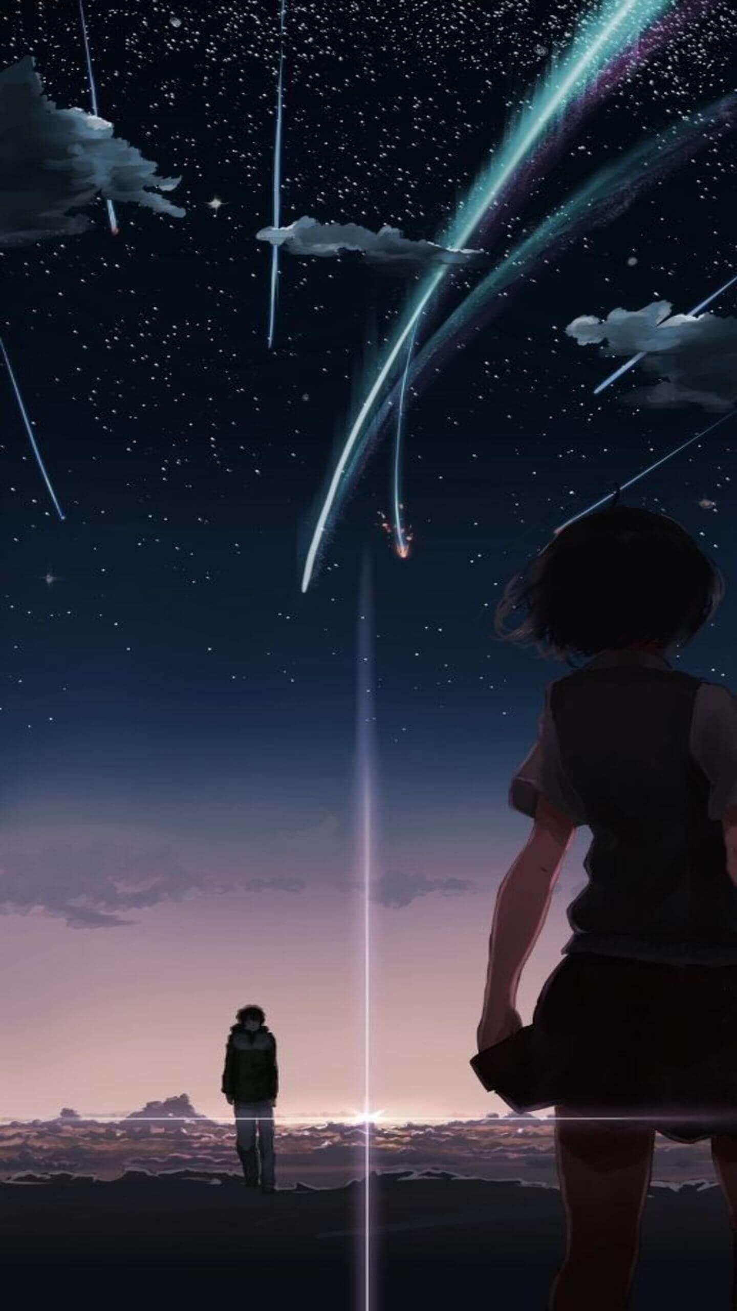 1440x2560 Lonely Anime Wallpaper