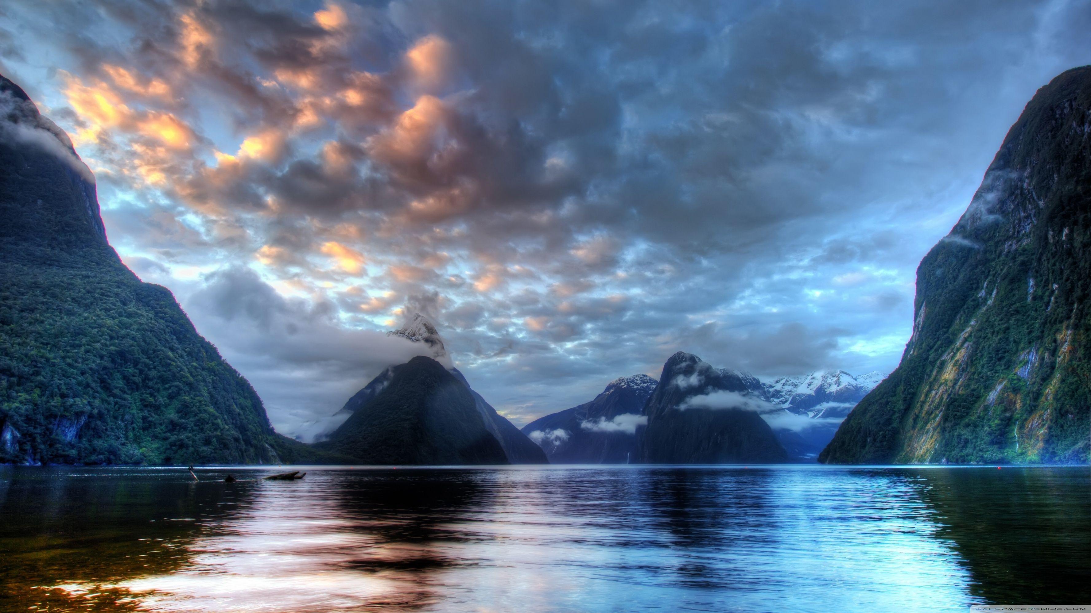3554x1999 Milford Sound Ultra HD Desktop Background Wallpaper for 4K UHD TV : Tablet