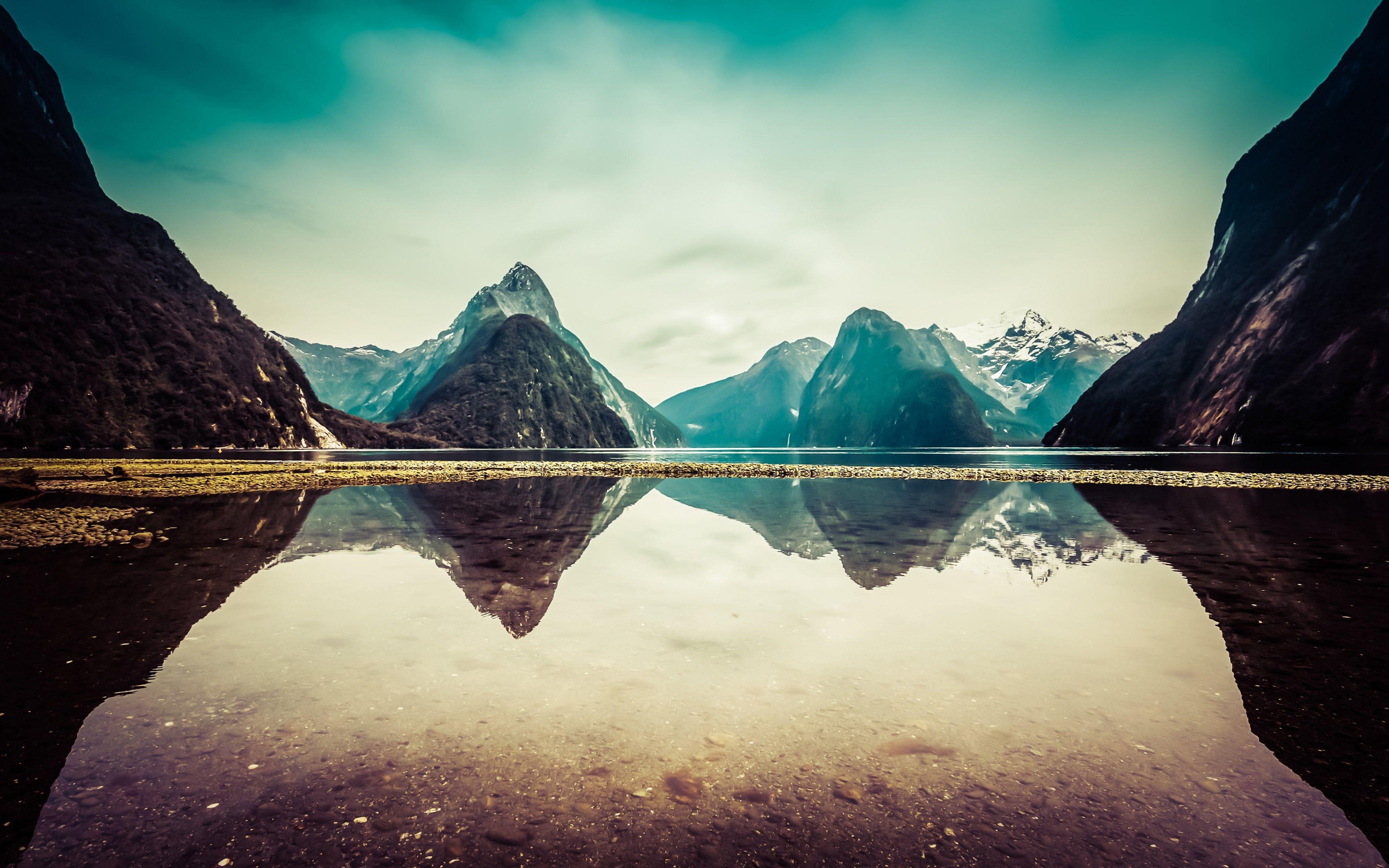3840x2400 Milford Sound HD Wallpaper