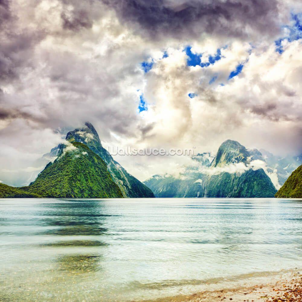 1000x1000 Milford Sound Wall Mural