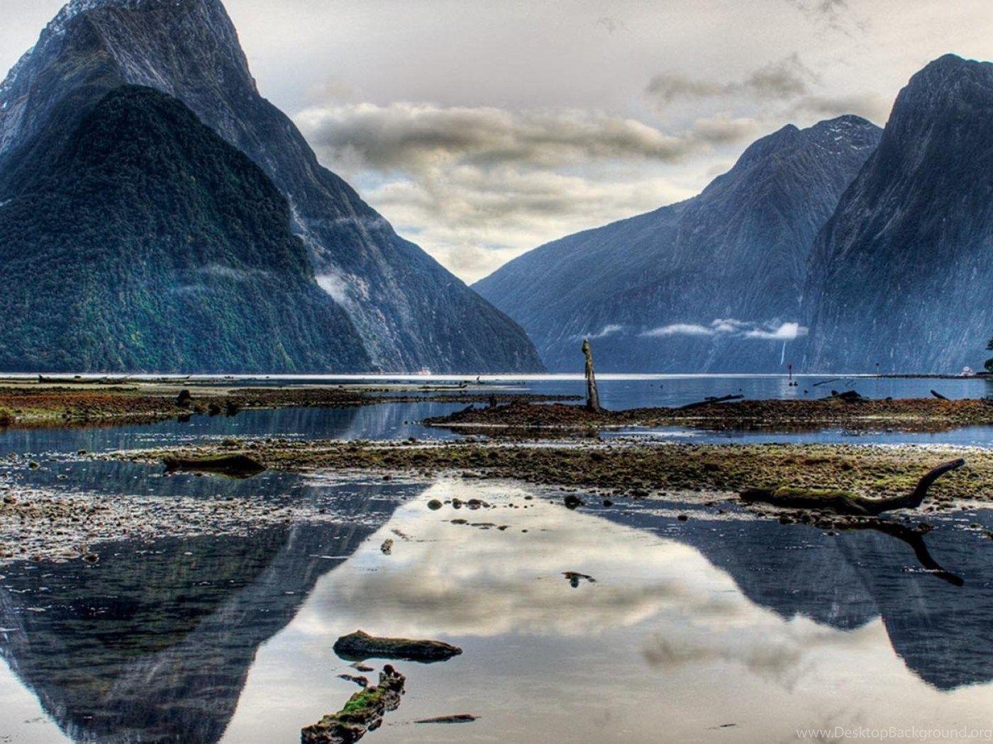 1400x1050 National Geographic New Zealand Milford Sound Wallpaper Desktop Background