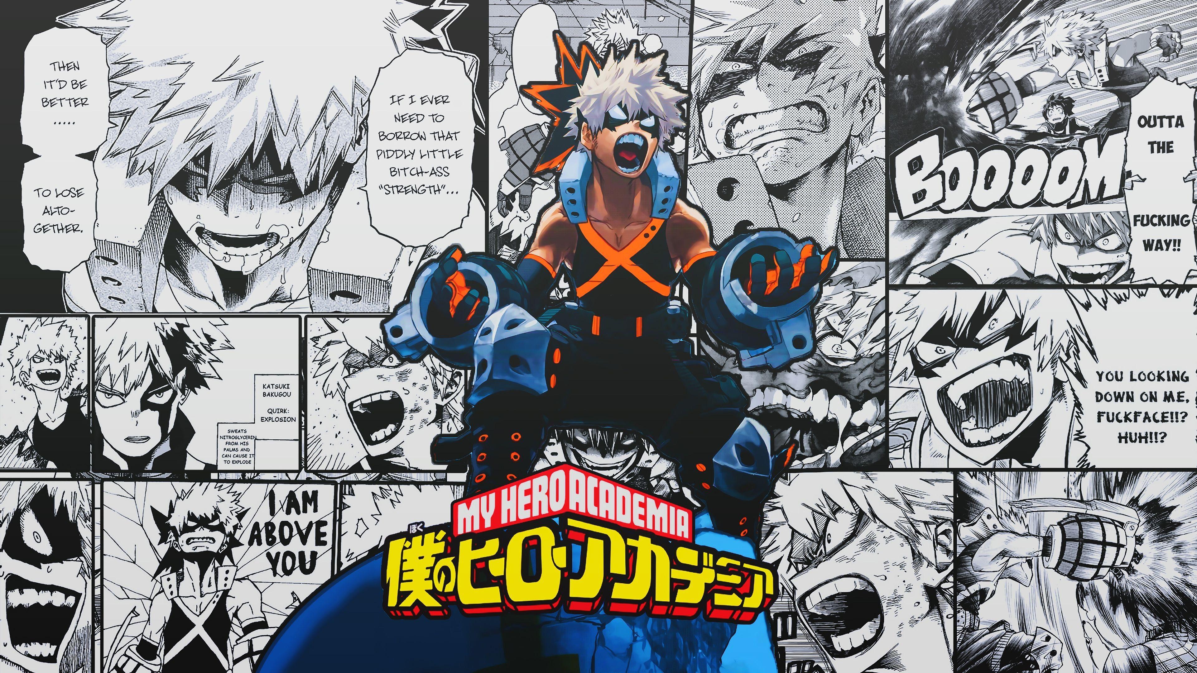 3840x2160 My Hero Academia Manga Wallpaper