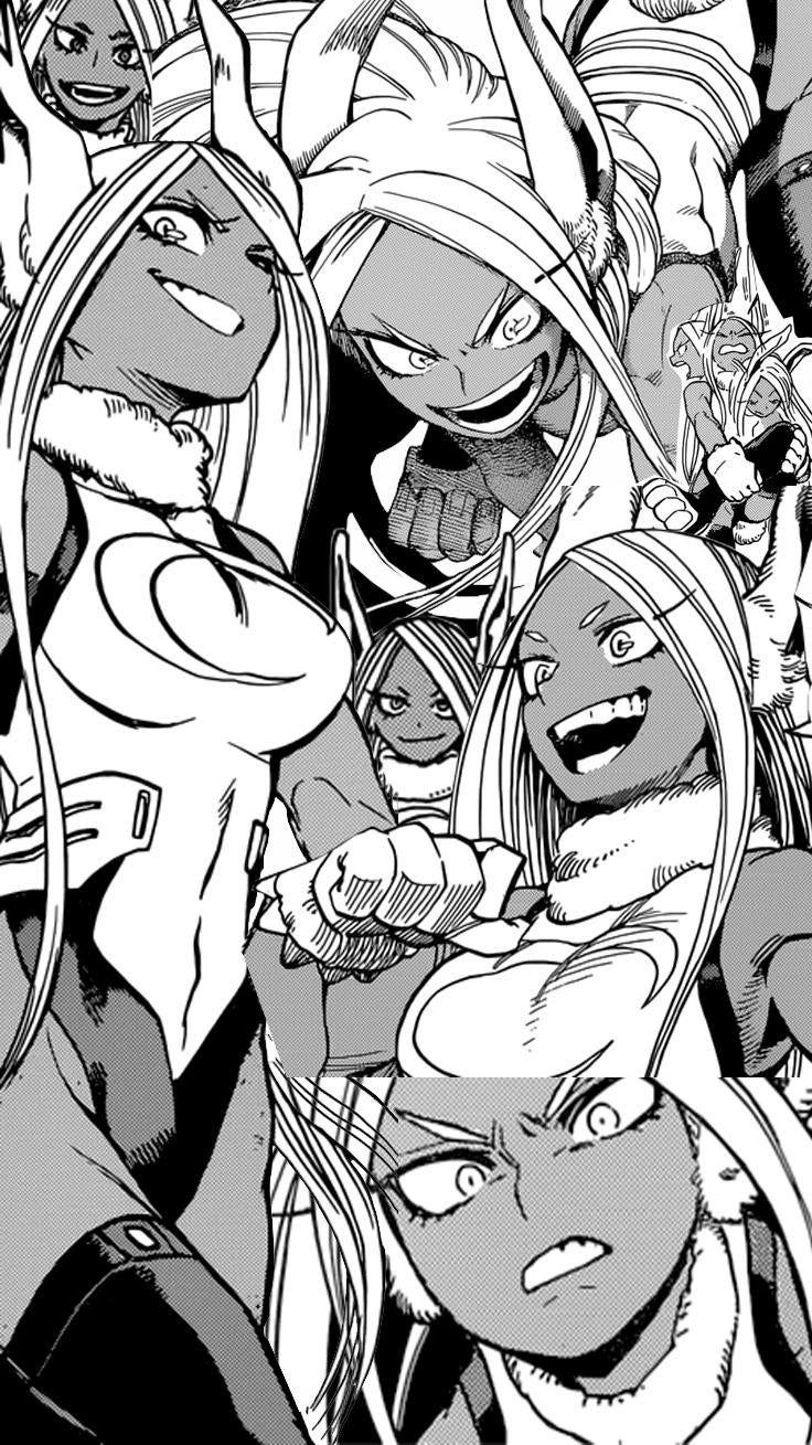 736x1309 Miruko wallpaper I made, still new at this!