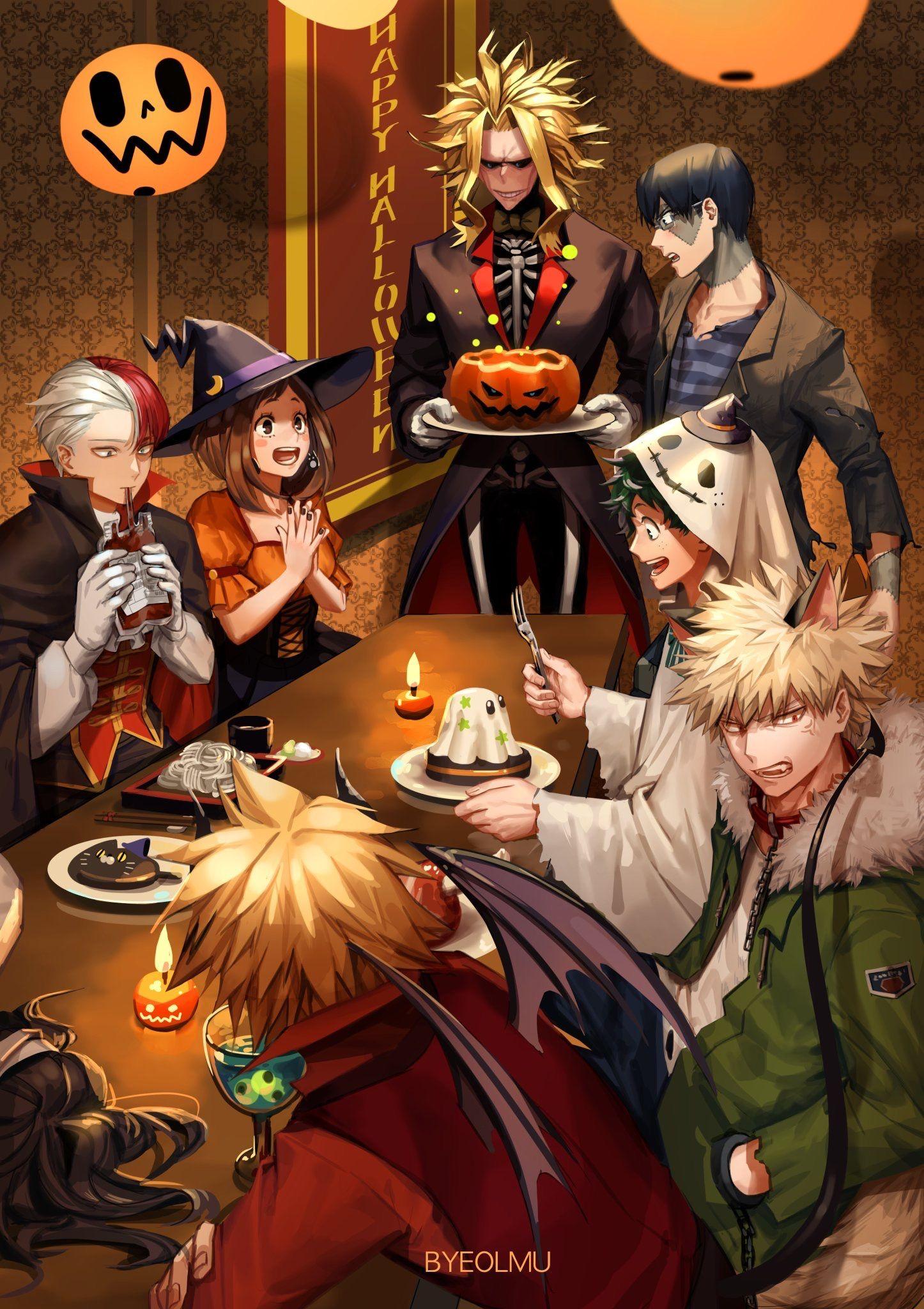 1446x2048 Free download My Hero Academia Halloween Wallpaper My Hero Academia Hero [1446x2048] for your Desktop, Mobile & Tablet. Explore Manga Halloween Wallpaper. Manga Halloween Wallpaper, Manga Wallpaper, Manga Wallpaper