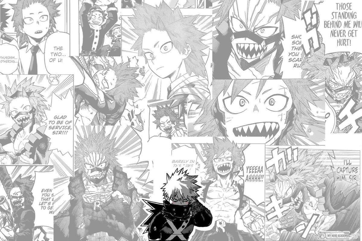 1200x800 Myanime Wallpaper: Eijiro Kirishima X Katsuki Bakugou Wallpaper