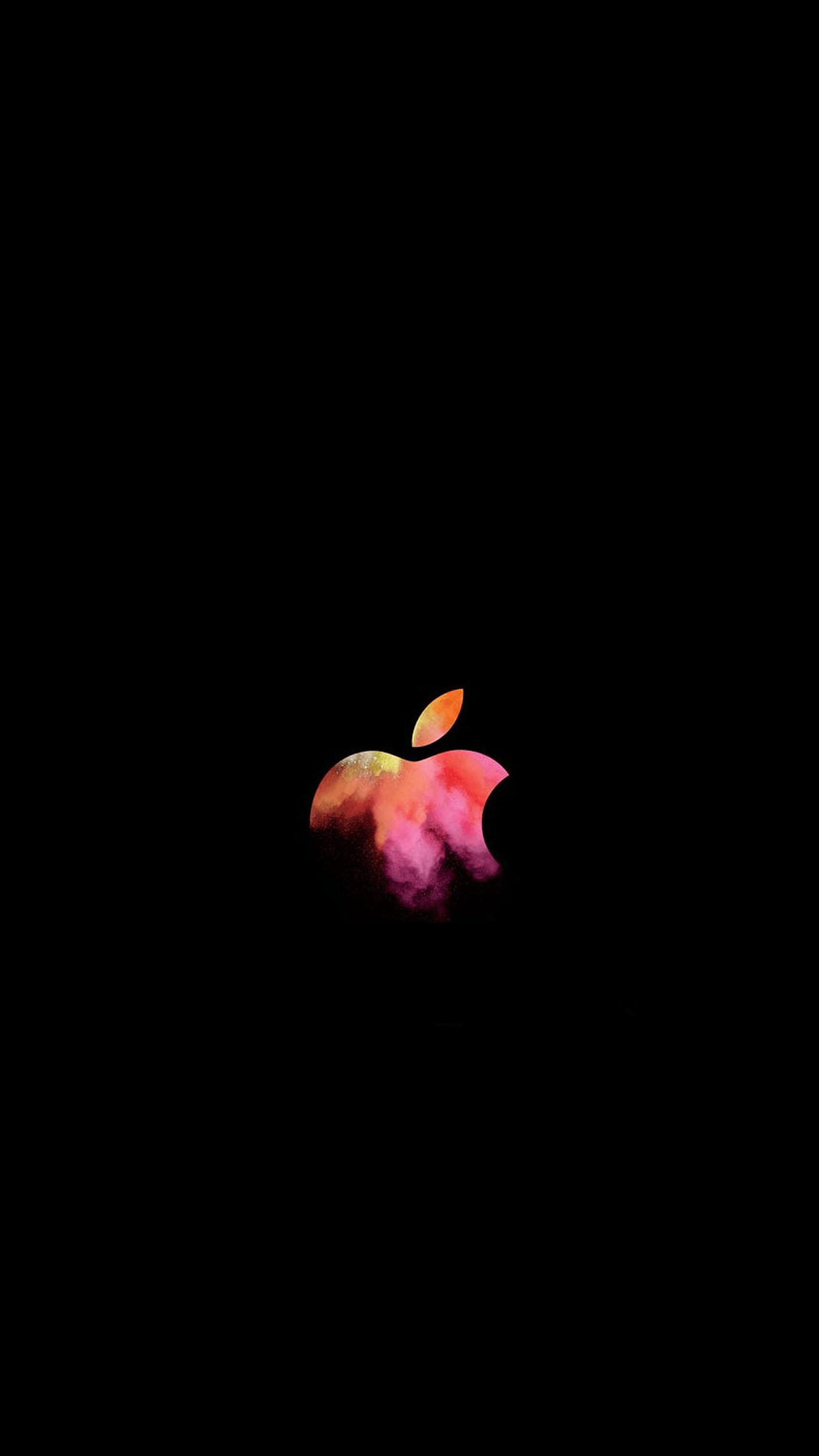 1242x2208 iphone 7 black apple logo wallpaper it up