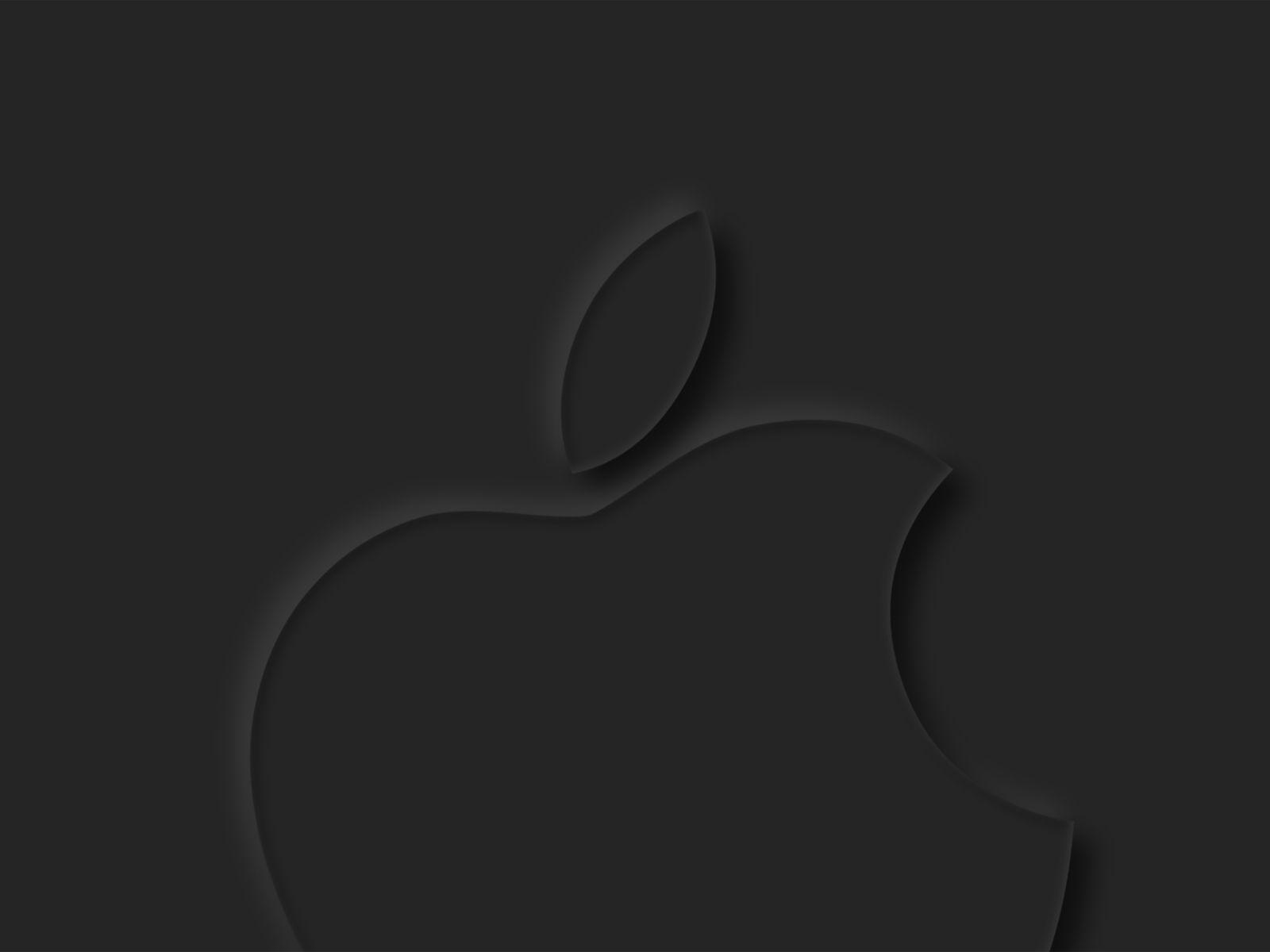 1600x1200 Apple Logo Dark Grey 4k 1600x1200 Resolution HD 4k Wallpaper, Image, Background, Photo and Picture