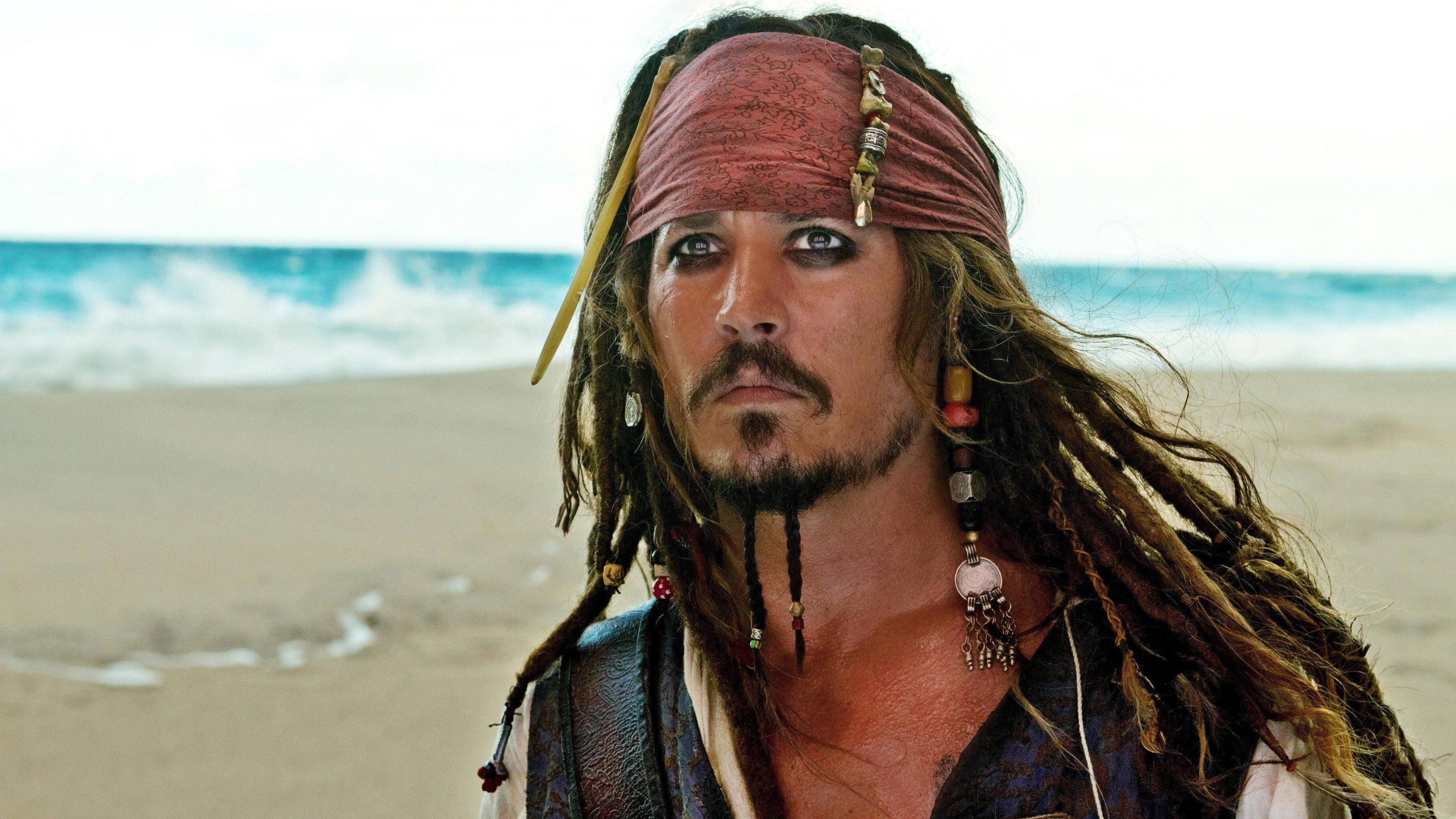 3840x2160 Wallpaper 4k Johnny Depp Pirates Of Caribbean johnny depp wallpaper, movies wallpaper, pirates of the caribbean wallpaper