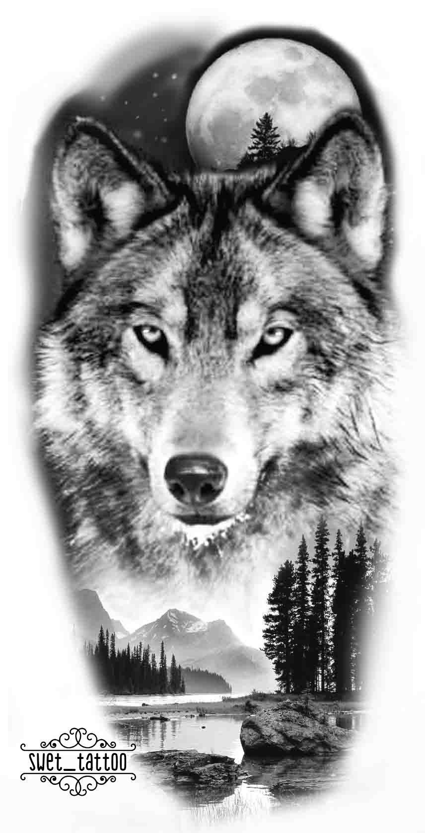 Wolf Tattoo Wallpapers - Top Free Wolf Tattoo Backgrounds - WallpaperAccess