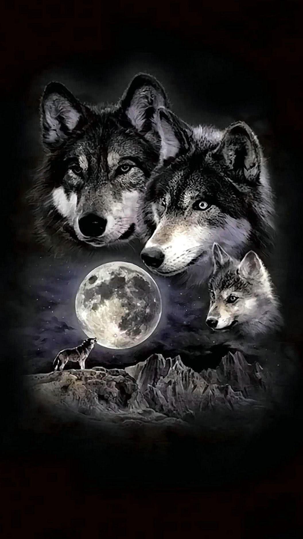 1056x1879 Wolf Wallpaper Tattoo Wallpaper.pro