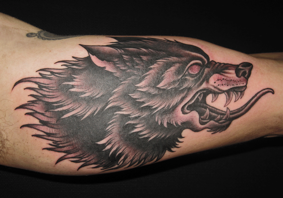 1181x827 Snarling Wolf Tattoo Design Wolf Head Tattoo