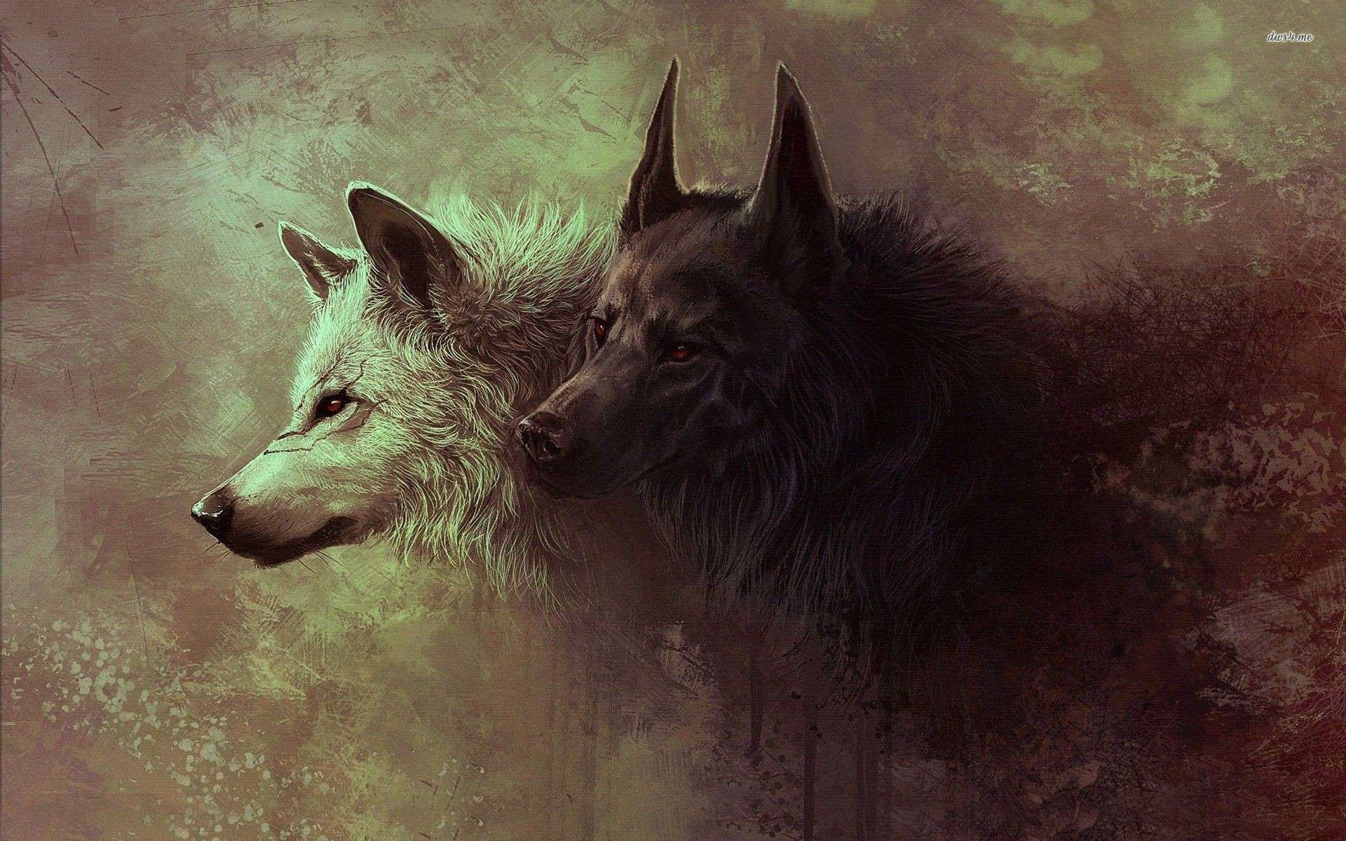 1920x1200 Badass Wolf Viking Wallpaper