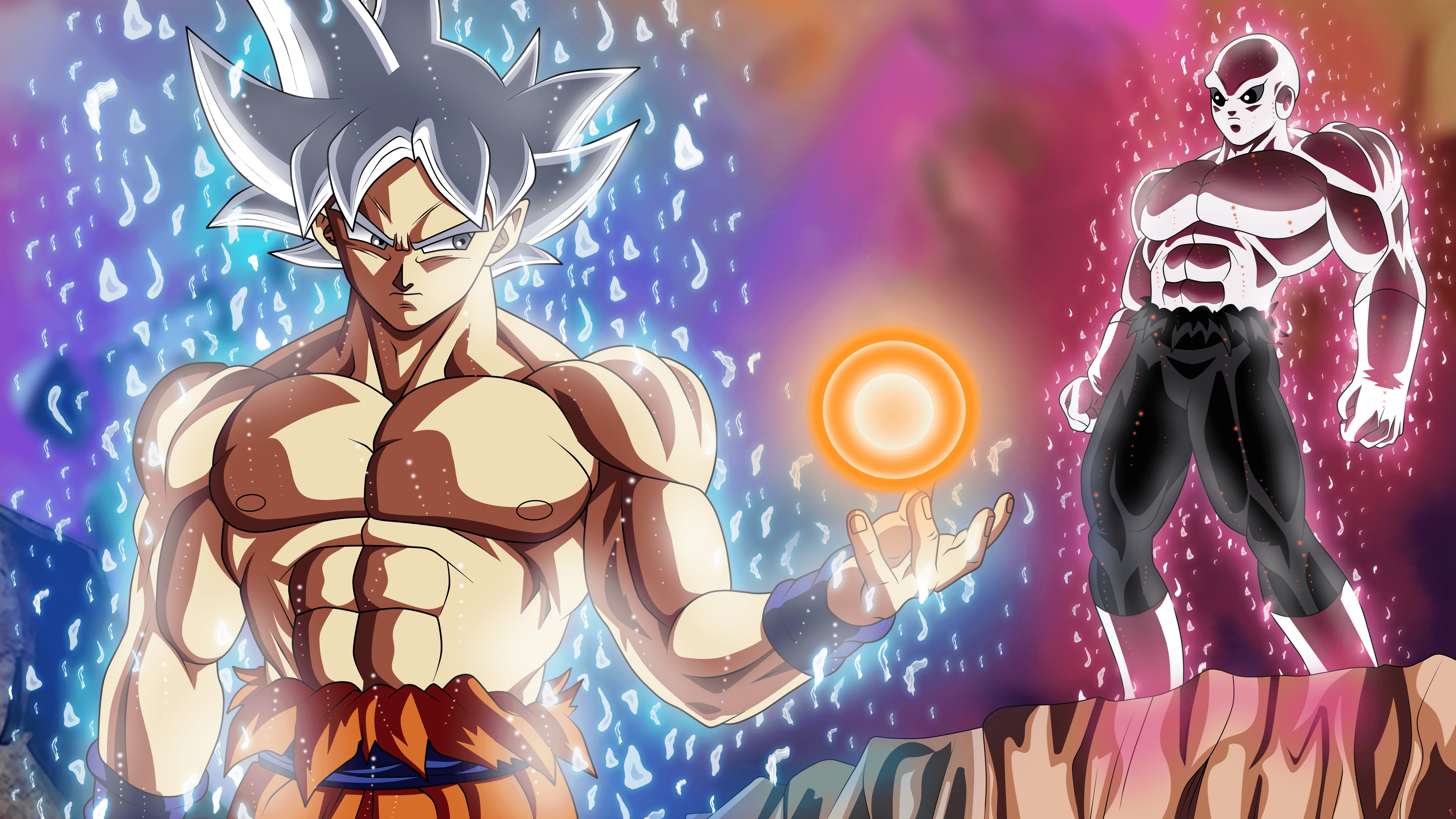 5760x3240 Goku Master Ultra Instinct vs Jiren .