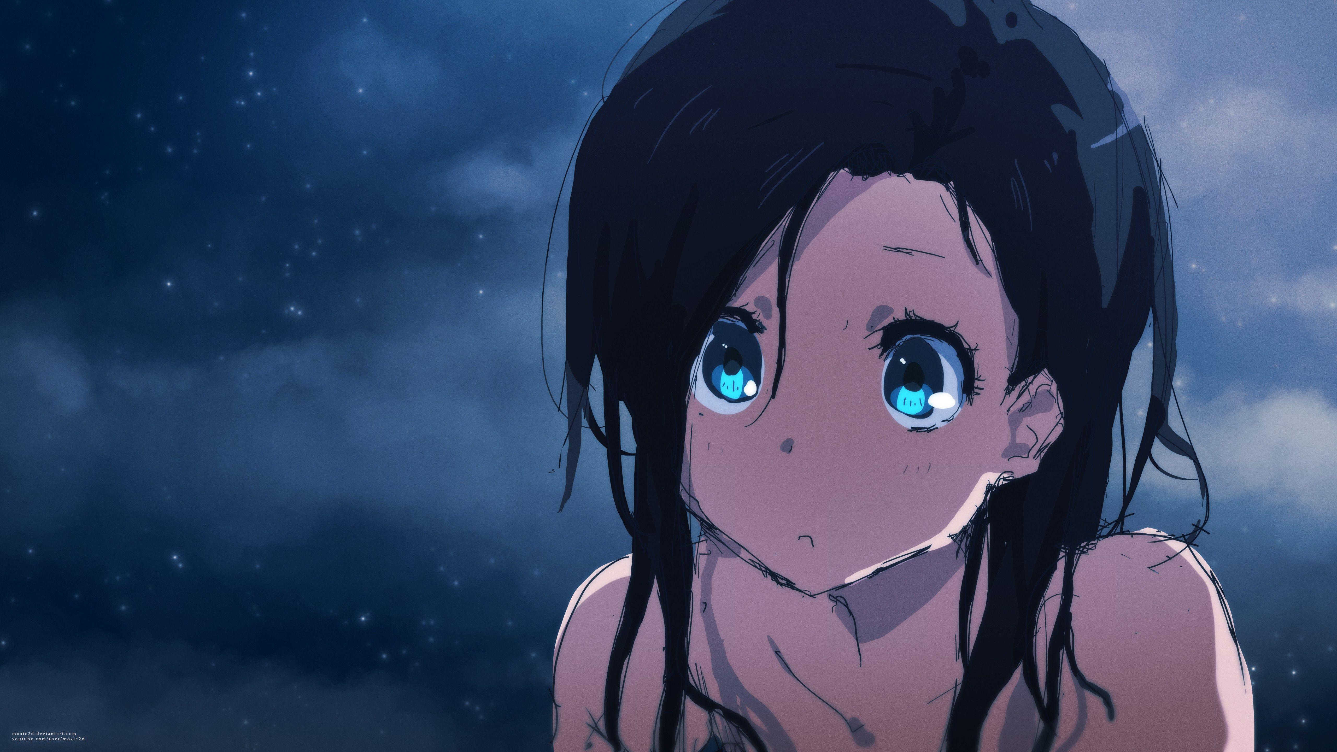 5120x2880 Black Hair Anime Girl Characters .