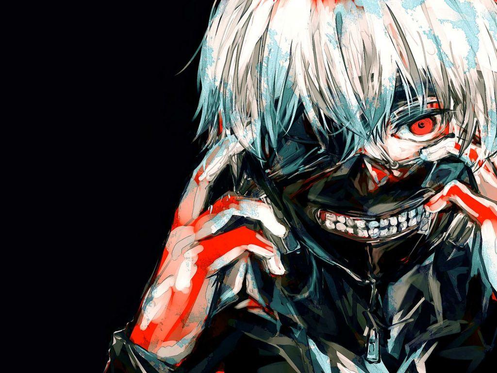 1024x768 Wallpaper Ken Kaneki, Dark, Anime Boy HD Wallpaper