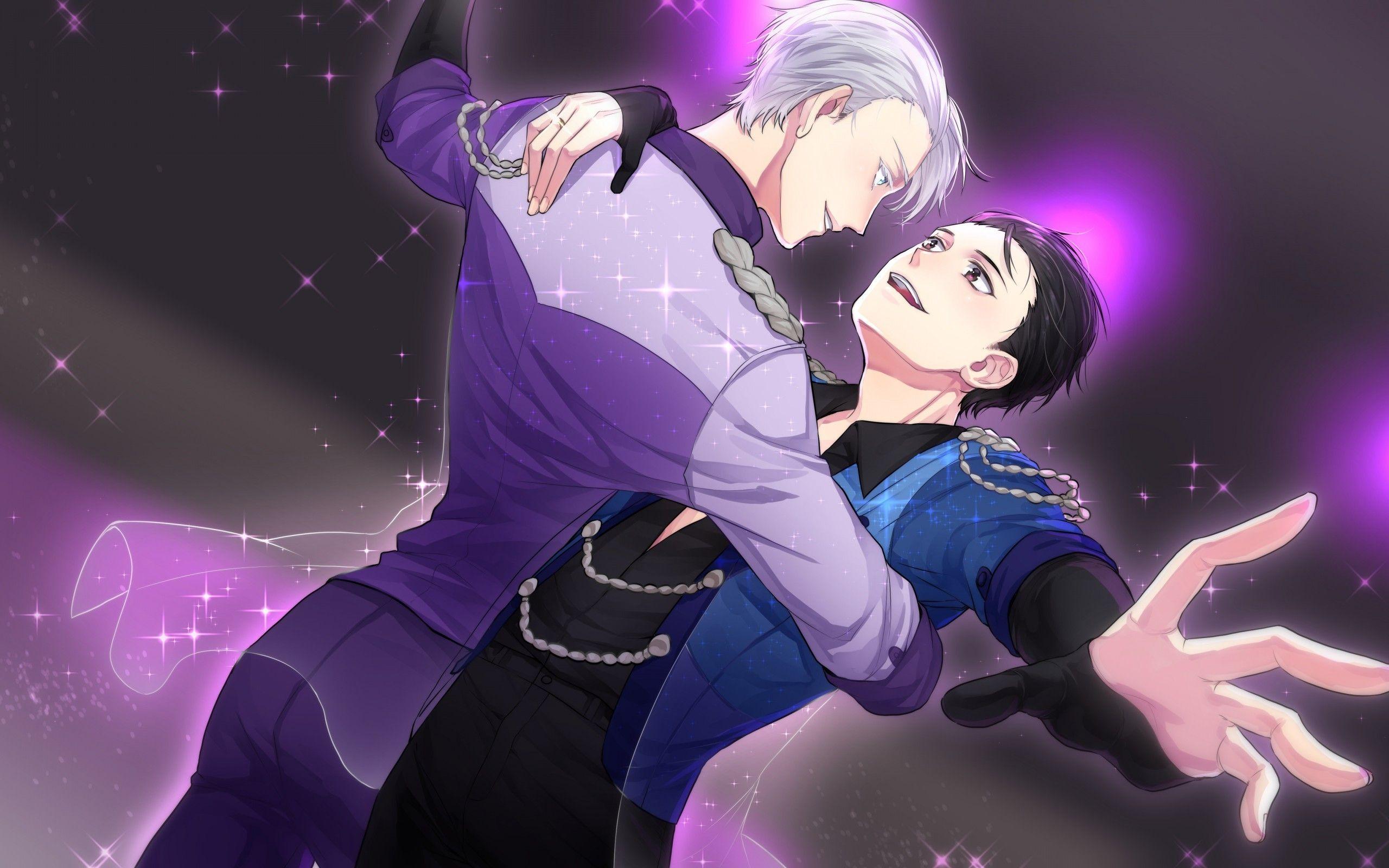 2560x1600 Download 2560x1600 Victor Nikiforov, Katsuki Yuri, Yuri On Ice Wallpaper for MacBook Pro 13 inch