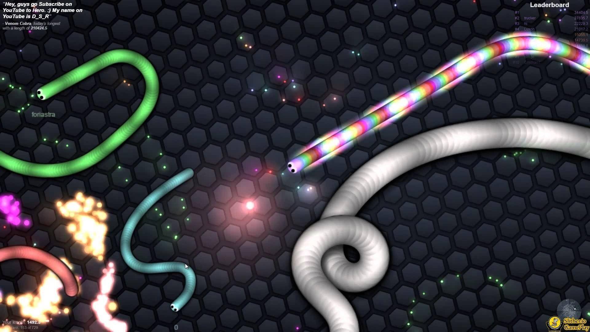 Slither io играть