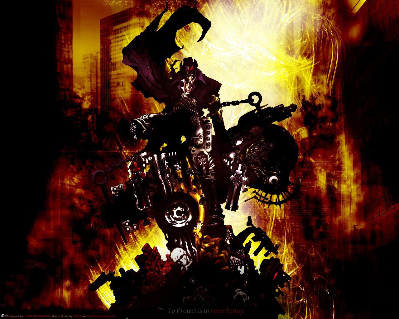 1280x1024 Gungrave Chain Weapon Guns 0006 HD Wallpaper