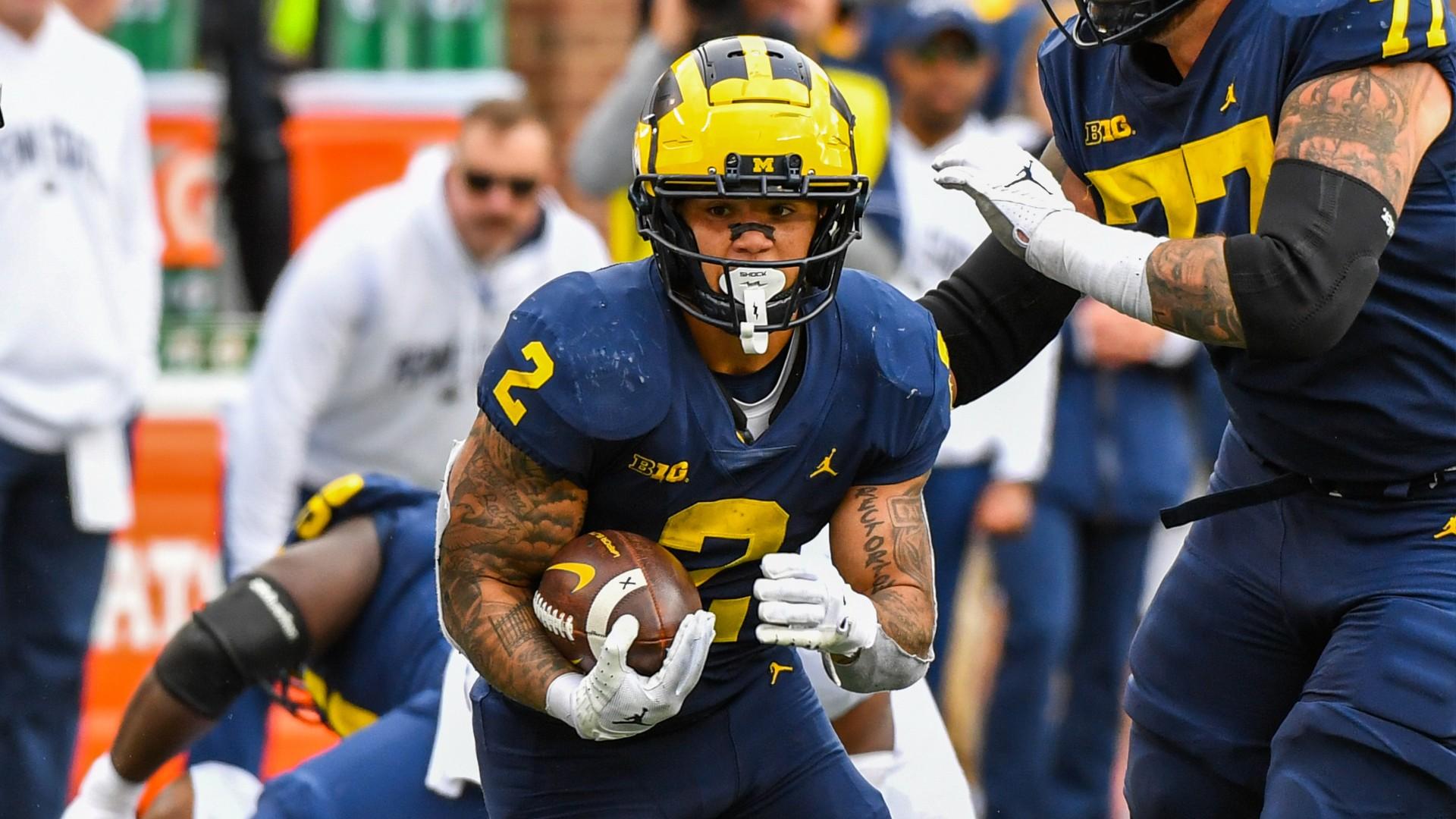 1920x1080 What happened to Blake Corum? Why injured Michigan RB is out for College Football Playoff run