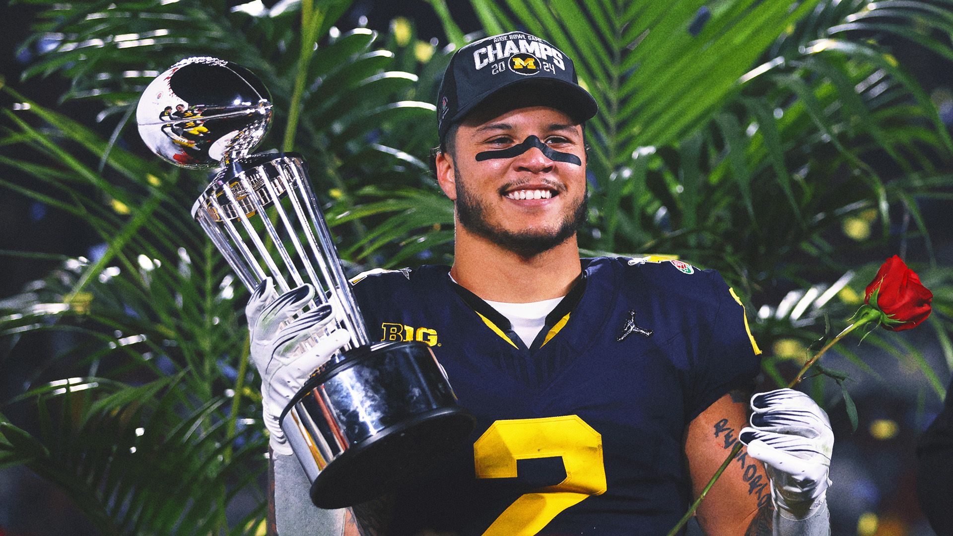 1920x1080 Michigan's Blake Corum looks to cap record career with title game win over Washington