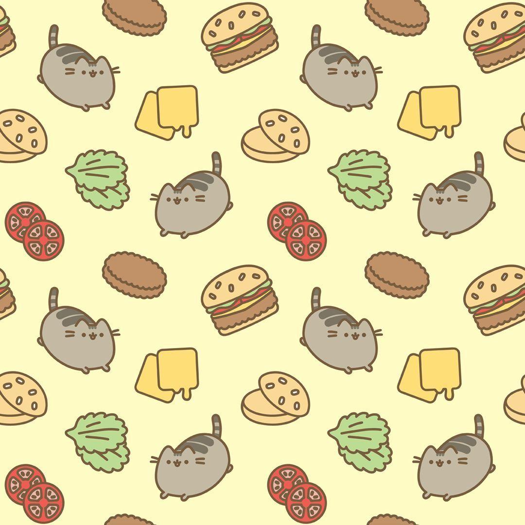 1080x1080 Phone wallpaper. Pusheen