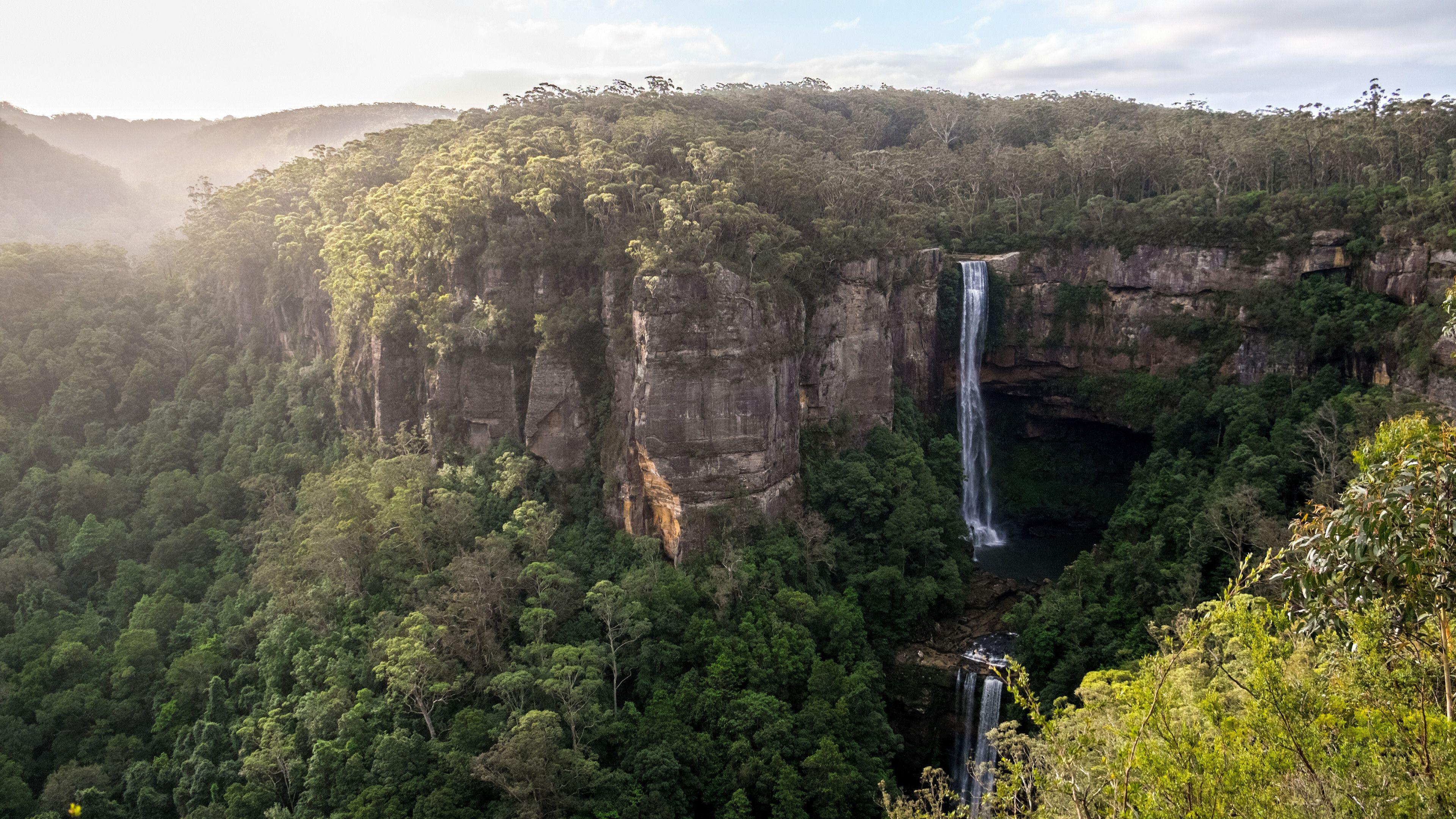 3840x2160 Ultra HD 4K Nature Waterfall Wallpaper