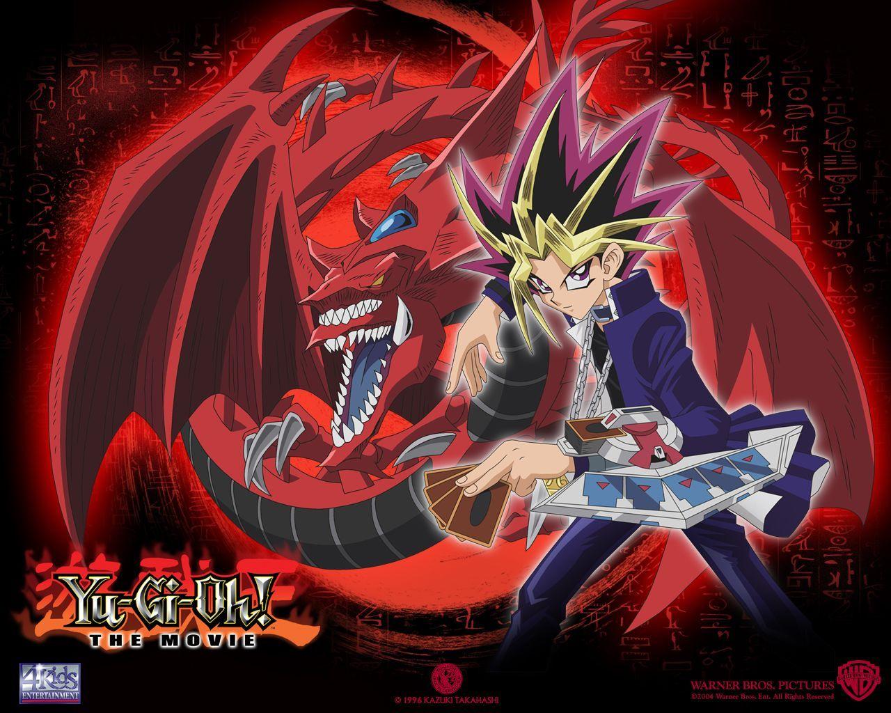 1280x1024 yugioh yugi and slifer. Anime, Background drawing, Yugioh