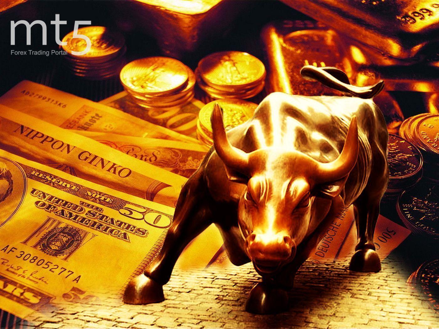 1400x1050 Stock Market Bull Wallpaper
