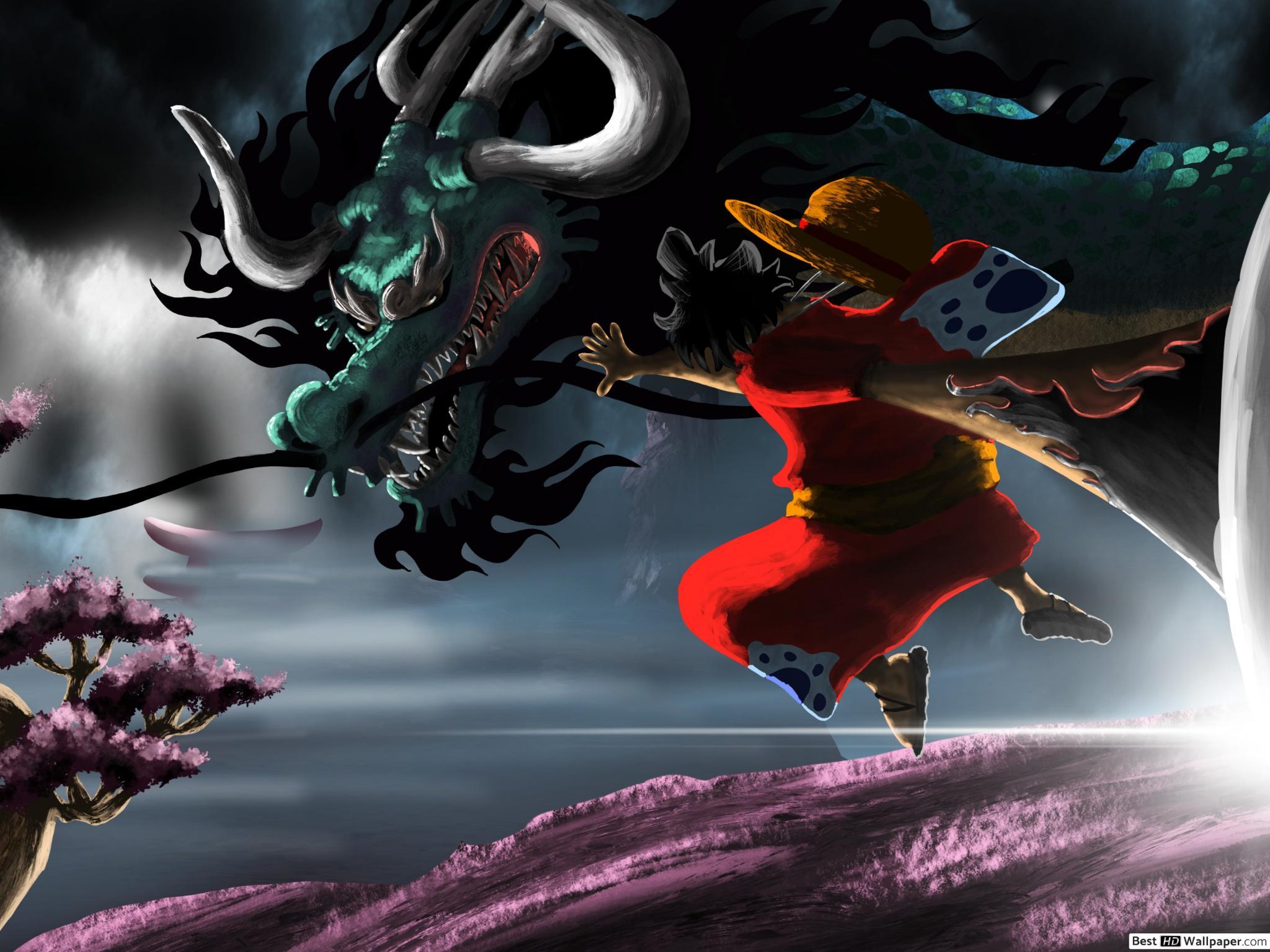 Luffy Vs Kaido Wallpapers Top Free Luffy Vs Kaido Backgrounds Wallpaperaccess