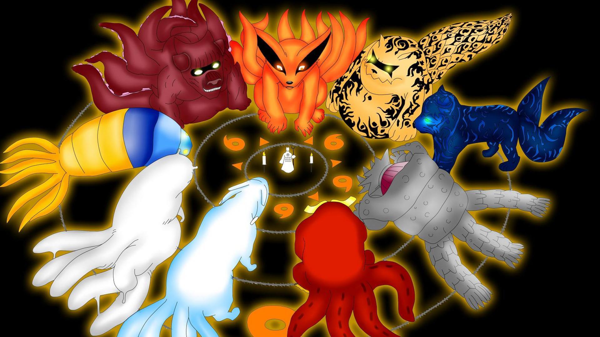 1920x1080 Nine Tails Wallpaper