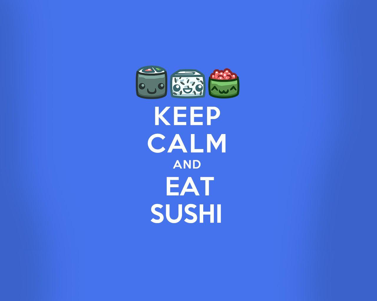 1280x1024 Sushi Cat Wallpaper