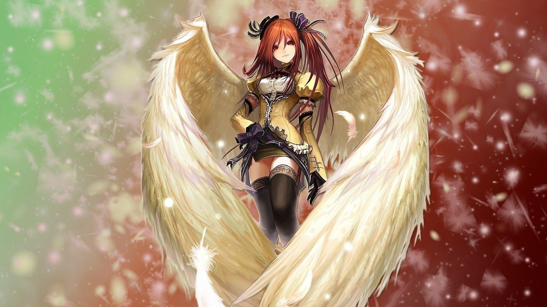 1920x1080 Anime Angel Wings Wallpaper HD Download HD Windows Apple Colourful Cool High Definition 4k 1920x1080