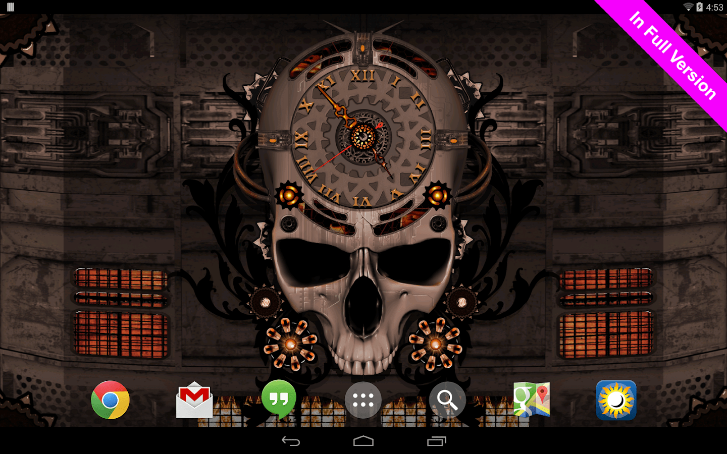 1440x900 Steampunk Skull Wallpaper .