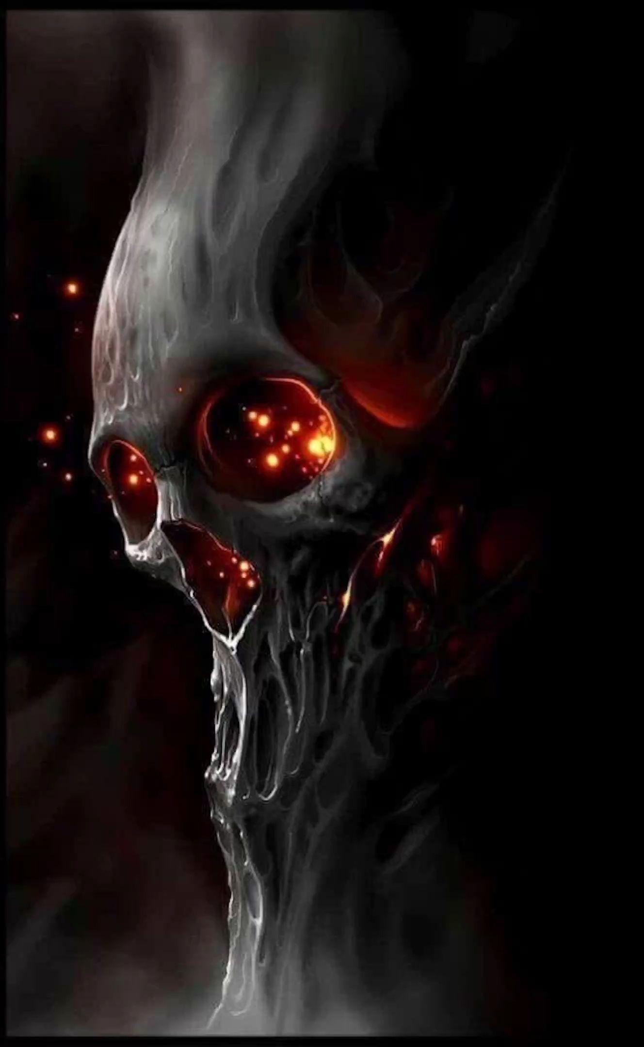1328x2160 Animated Horror Wallpaper