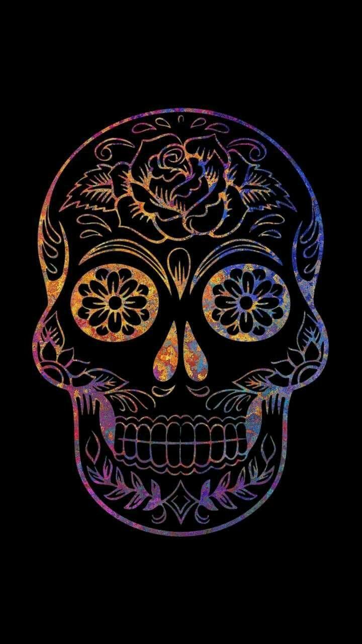 720x1280 Skull Home Screen Cool Wallpaper