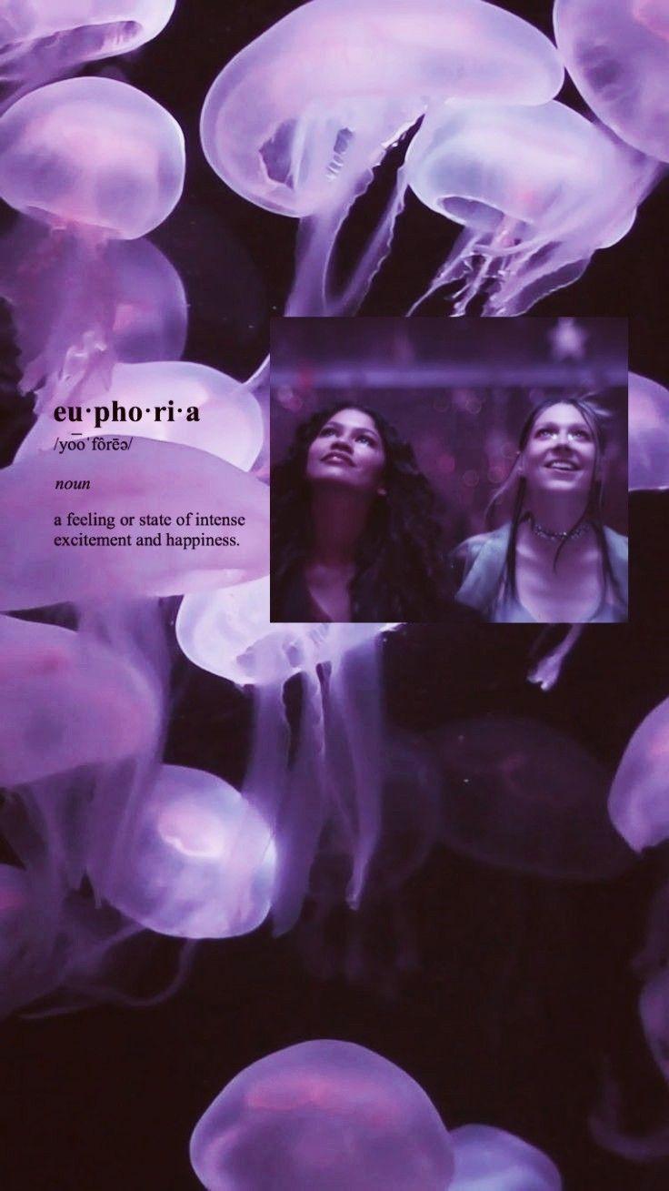 736x1309 Euphoria wallpaper♡. Euphoria, Aesthetic iphone wallpaper, Purple aesthetic
