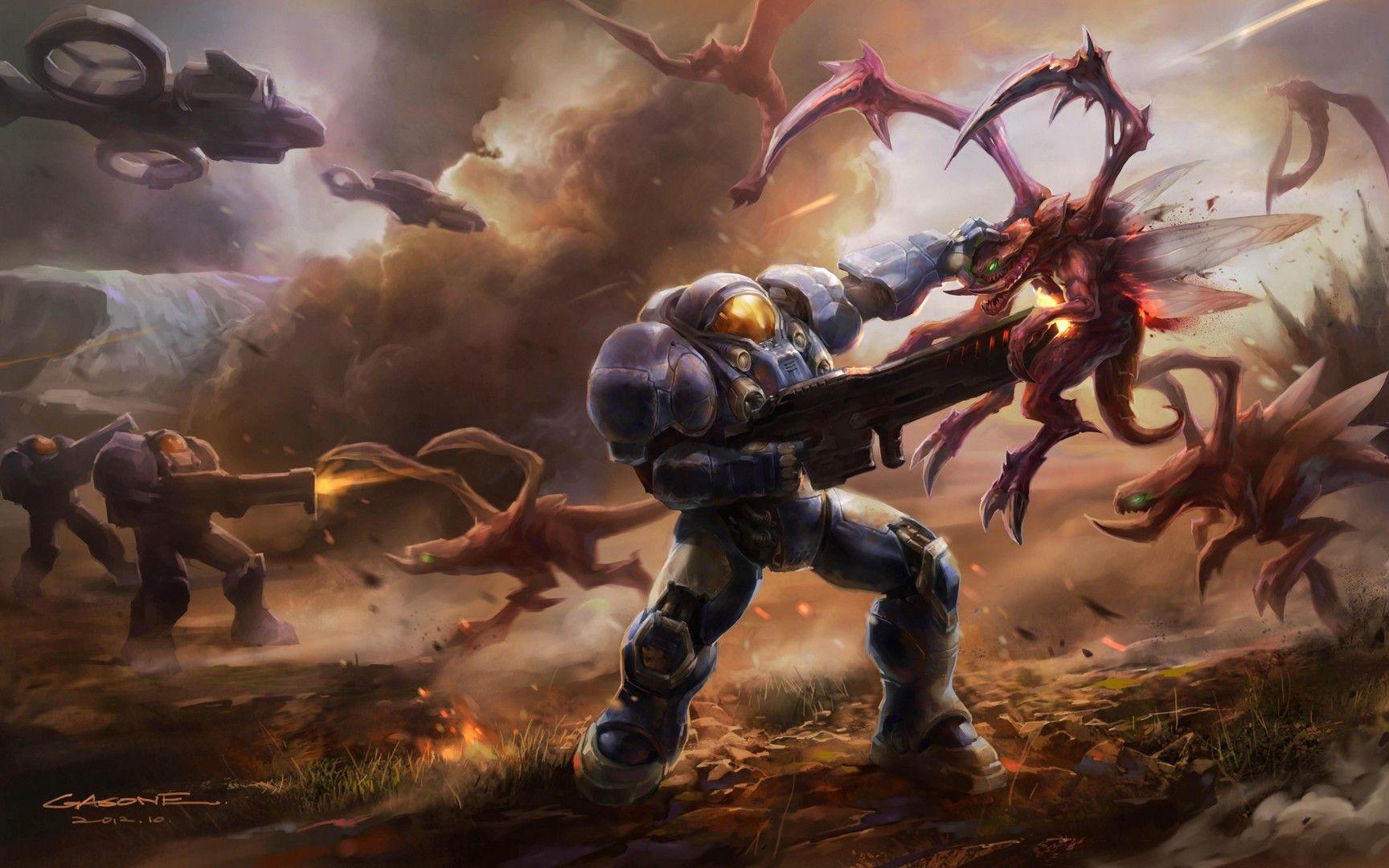 1728x1080 Starcraft 2 Zerg Wallpaper Best