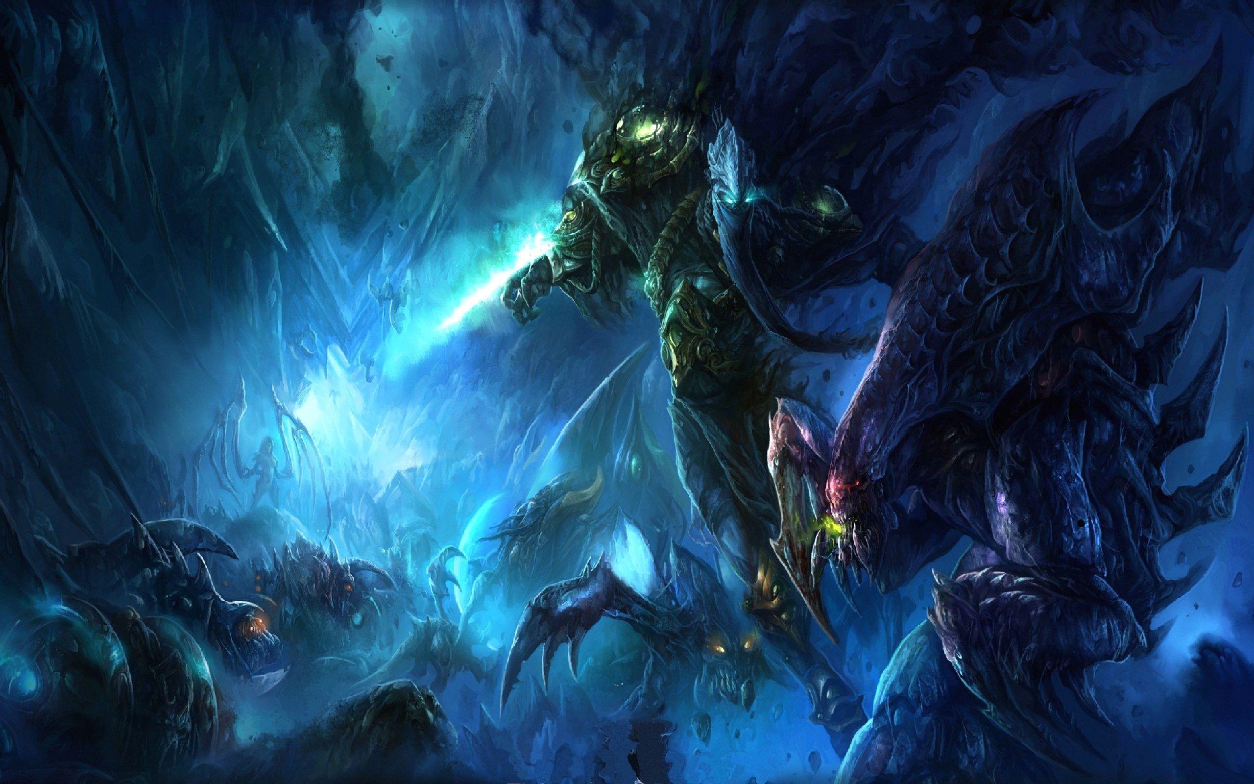 2560x1600 Starcraft 2 Zerg Wallpaper HD