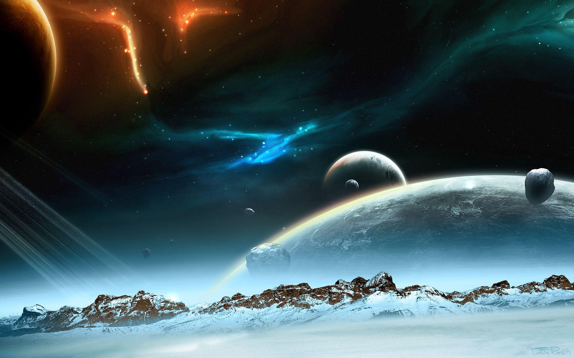 1920x1200 Beautiful Space Wallpaper
