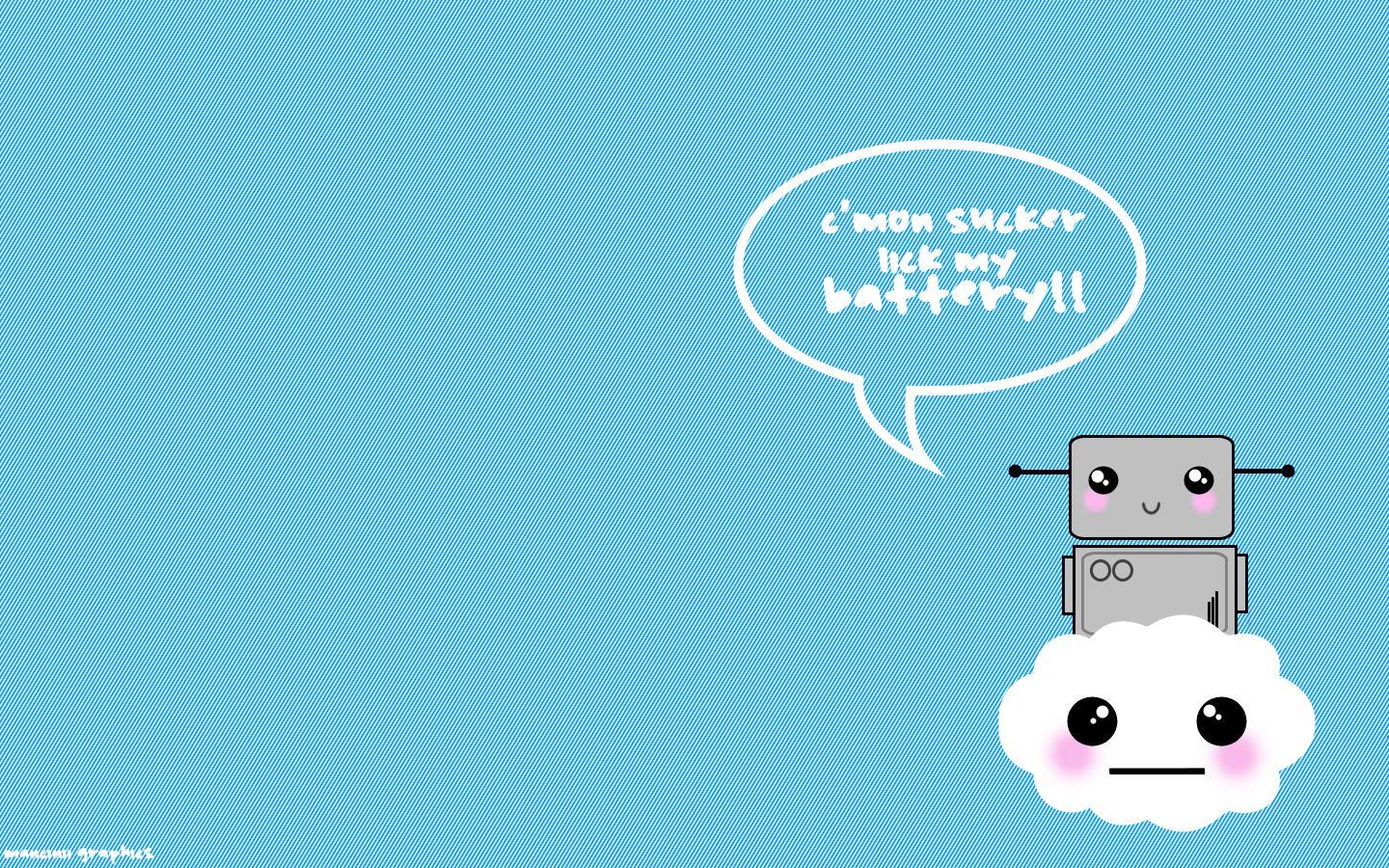 1440x900 Cute Kawaii Cat Wallpaper