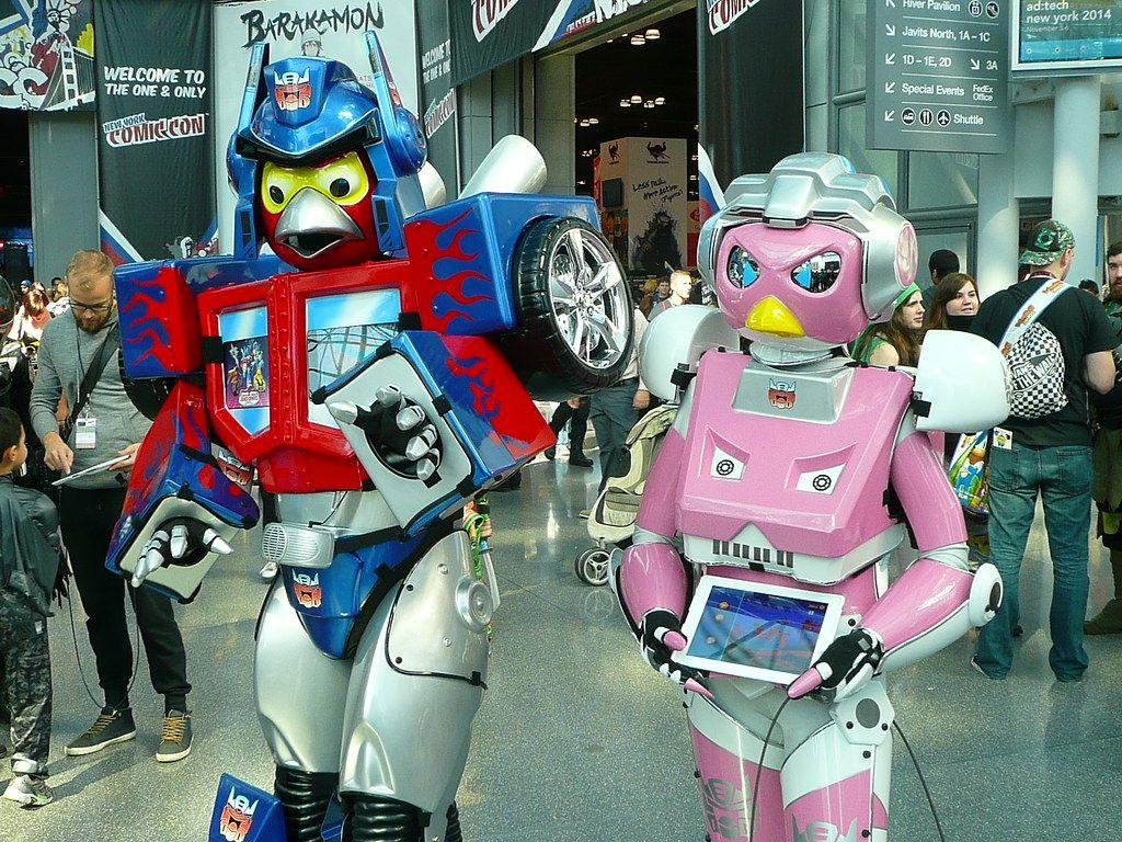 1024x768 Angry Birds Transformers
