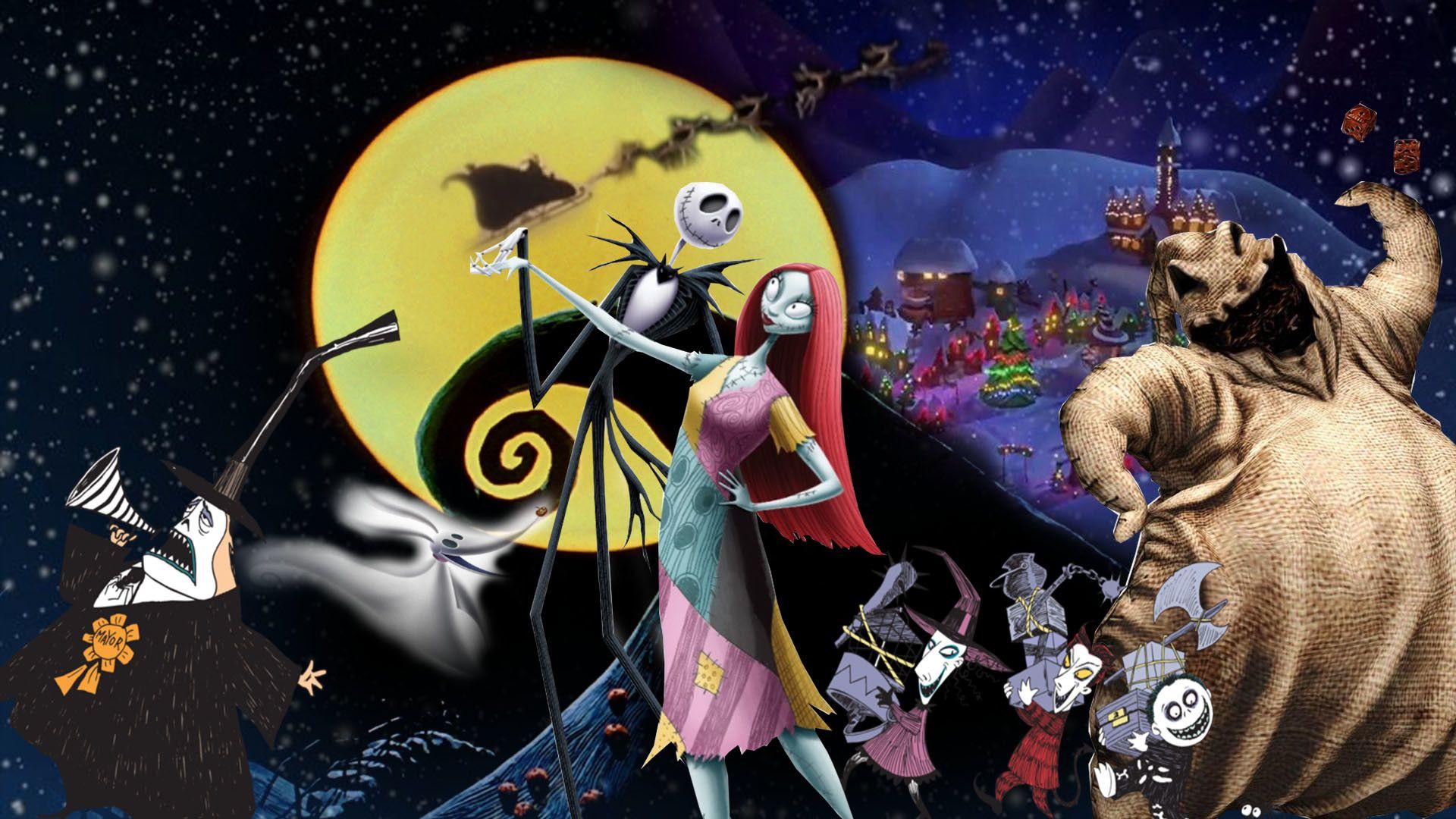 1920x1080 Nightmare Before Christmas Apple Watch Wallpaper