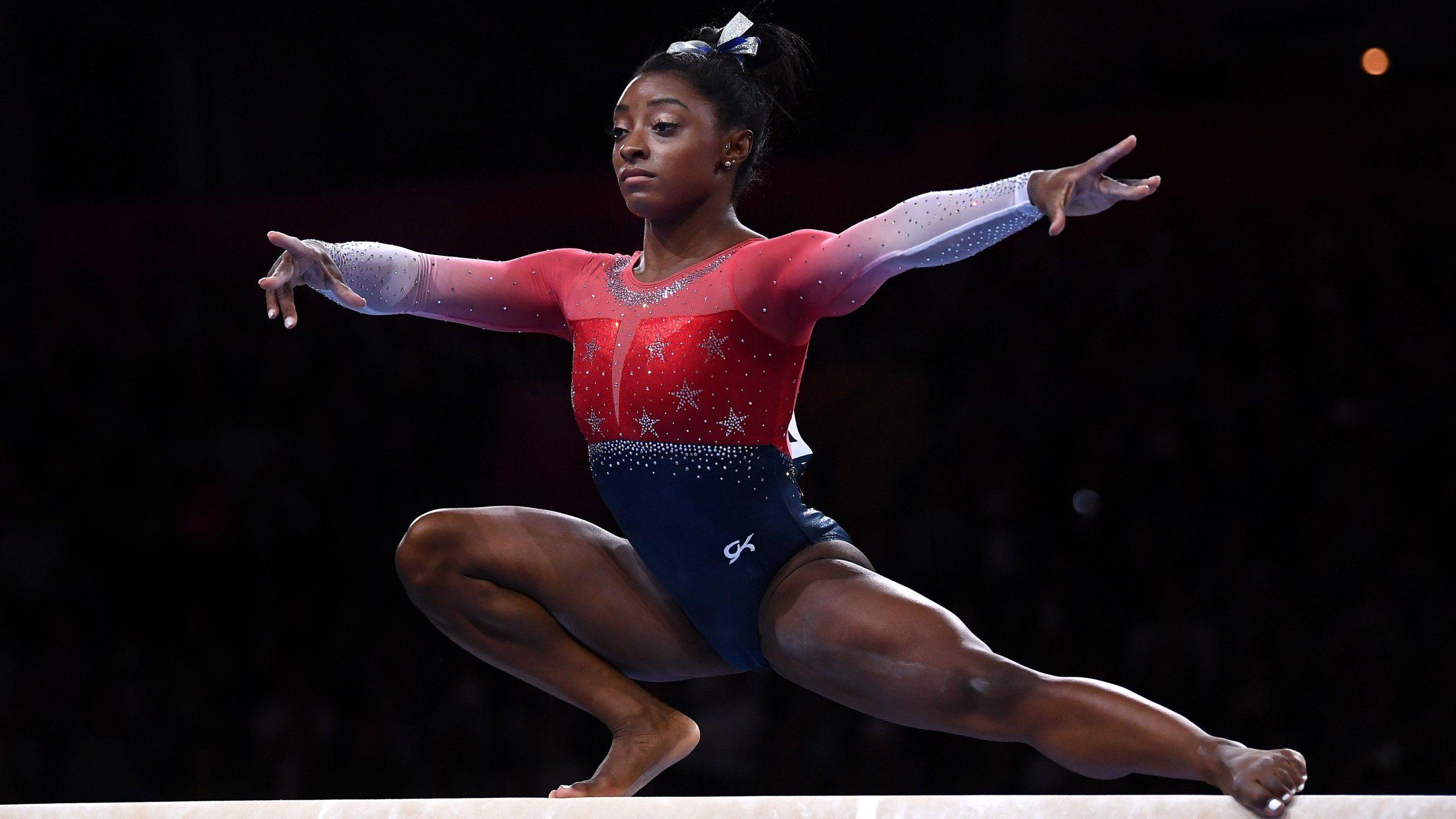 2560x1440 Simone Biles just became the most decorated female gymnast in history