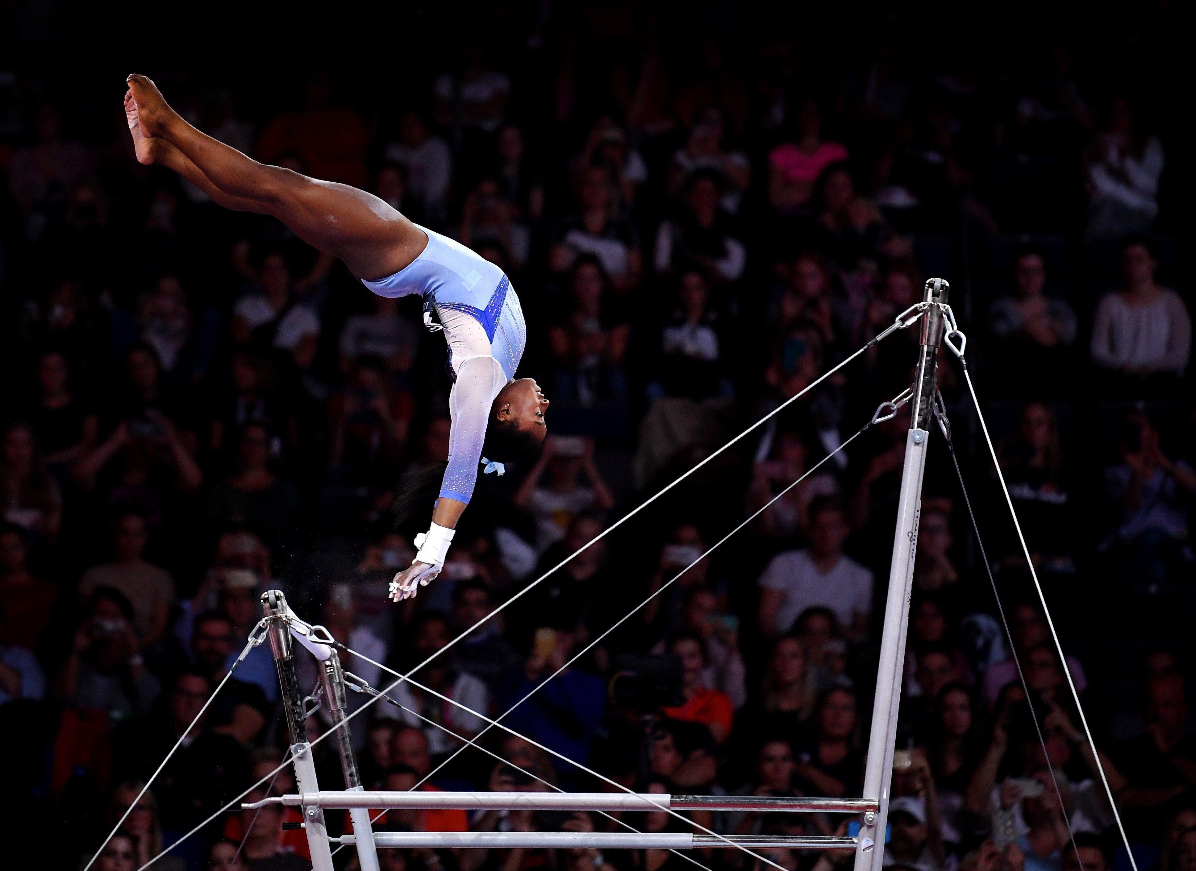 3875x2823 Simone Biles crushes 2 more records at world gymnastics championships. FOX 5 San Diego