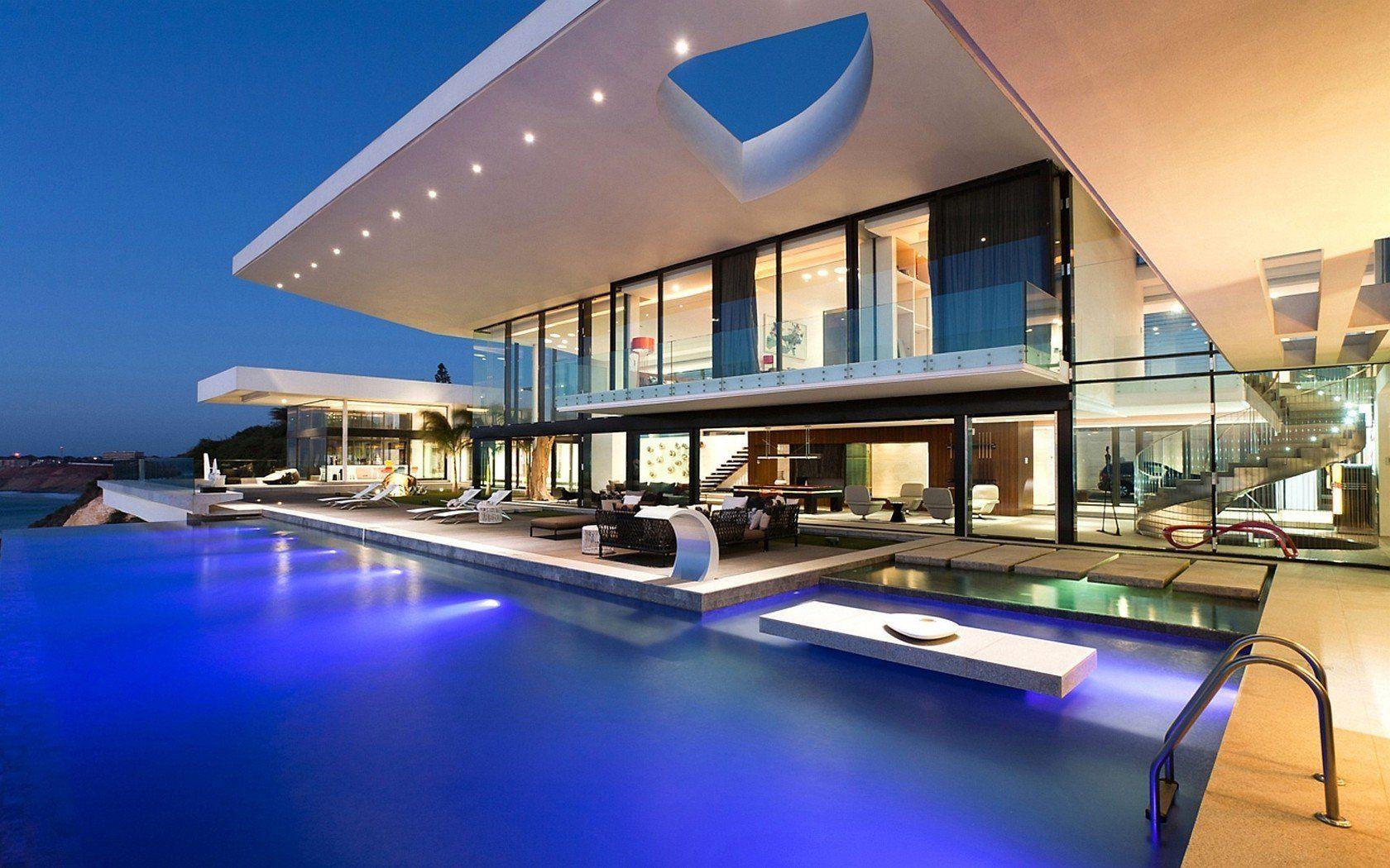 1680x1050 Free download Modern house with a pool wallpaper 15037 [1680x1050] for your Desktop, Mobile & Tablet. Explore Modern Wallpaper for The Home. Wallpaper for Walls, Wallpaper for House Walls