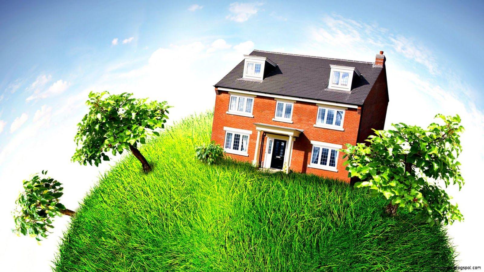1600x900 Green Dream Home Wallpaper