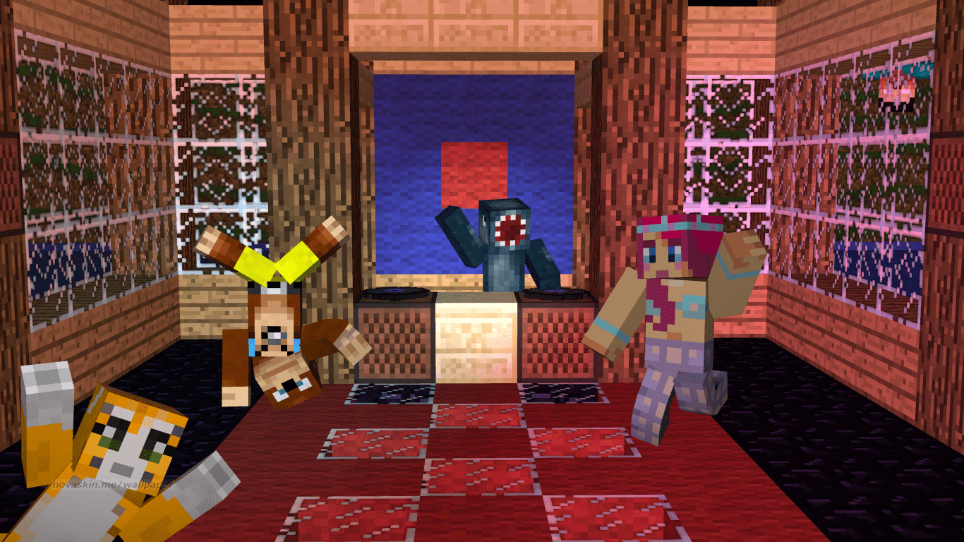 1366x768 Stampy & Friends. Minecraft wallpaper, Minecraft, Minecraft funny