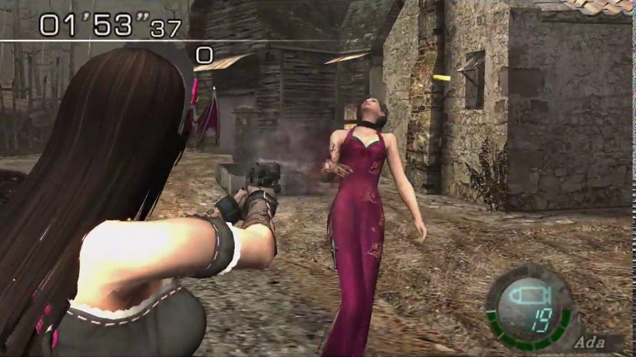 1280x720 Kokoro vs Ada Wong Ganados. Resident Evil 4