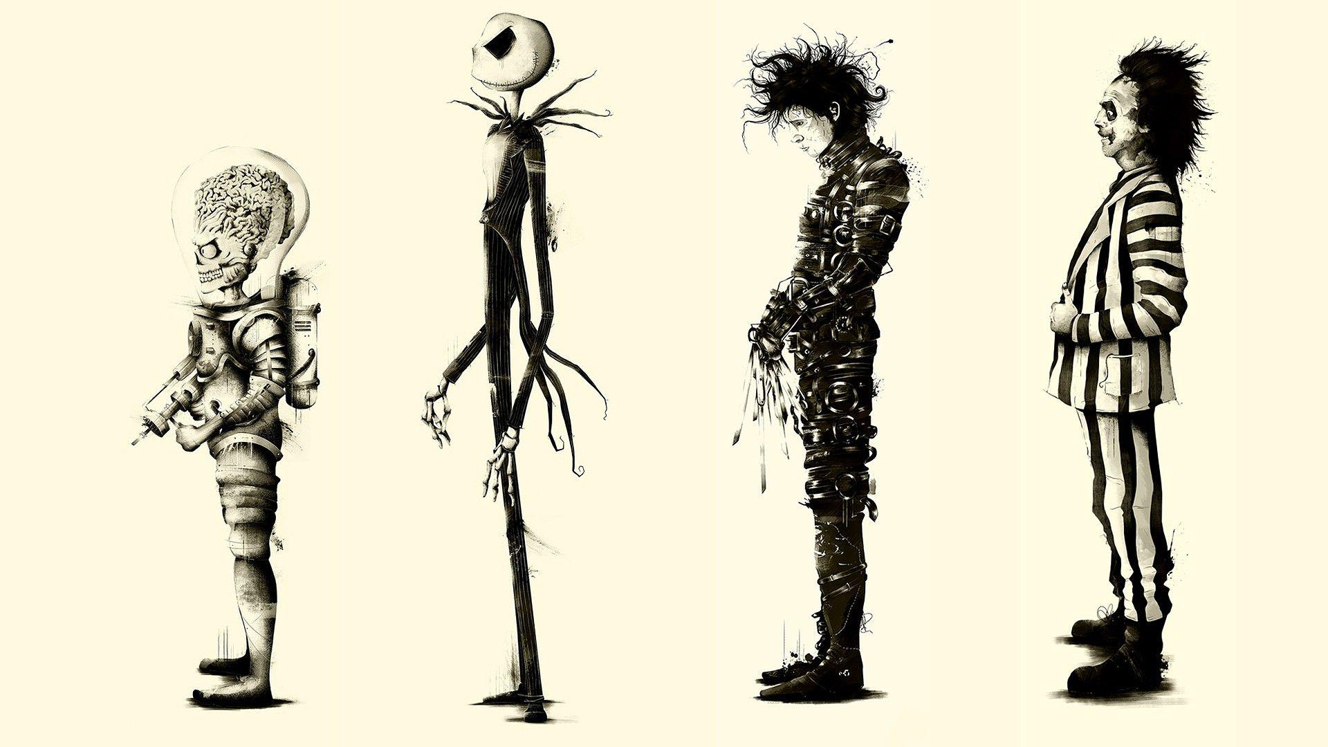 1920x1080 illustration, The Nightmare Before Christmas, Jack Skellington, Tim Burton, darkness, screenshot, computer wallpaper. Mocah HD Wallpaper