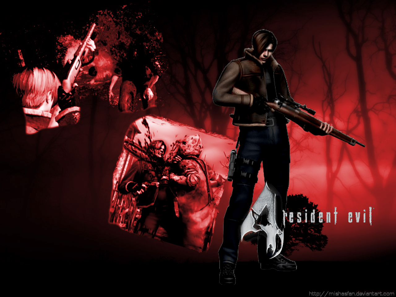1280x960 Resident Evil 4 Leon Wallpaper